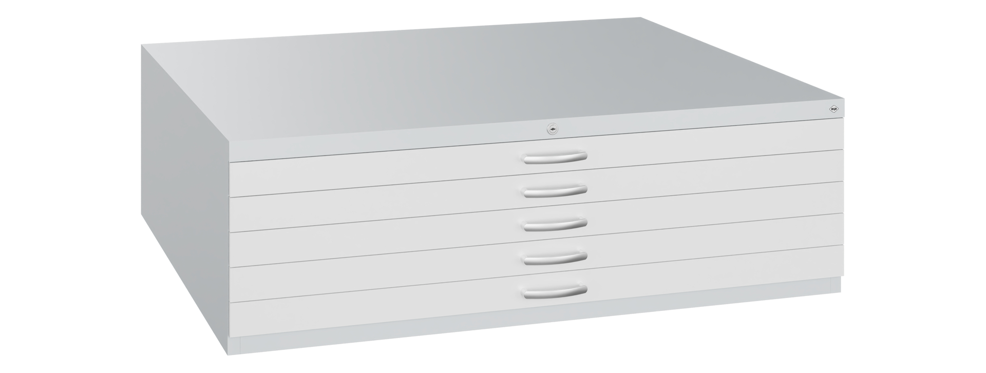 C+P Flachablageschrank Serie 7100_7200, H420xB1350