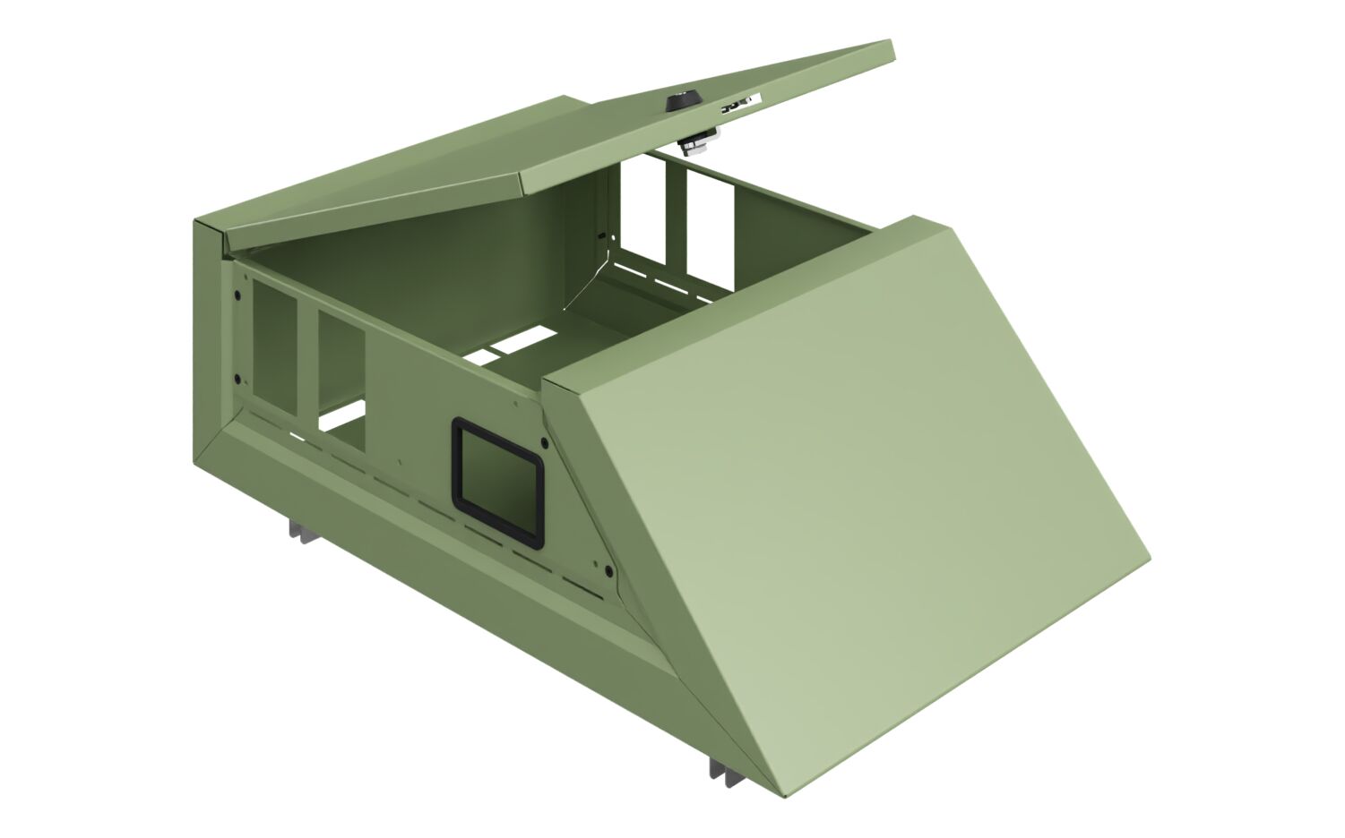 C+P Schrägdachaufsatz mit Revisionsöffnung, 150x300x500mm
