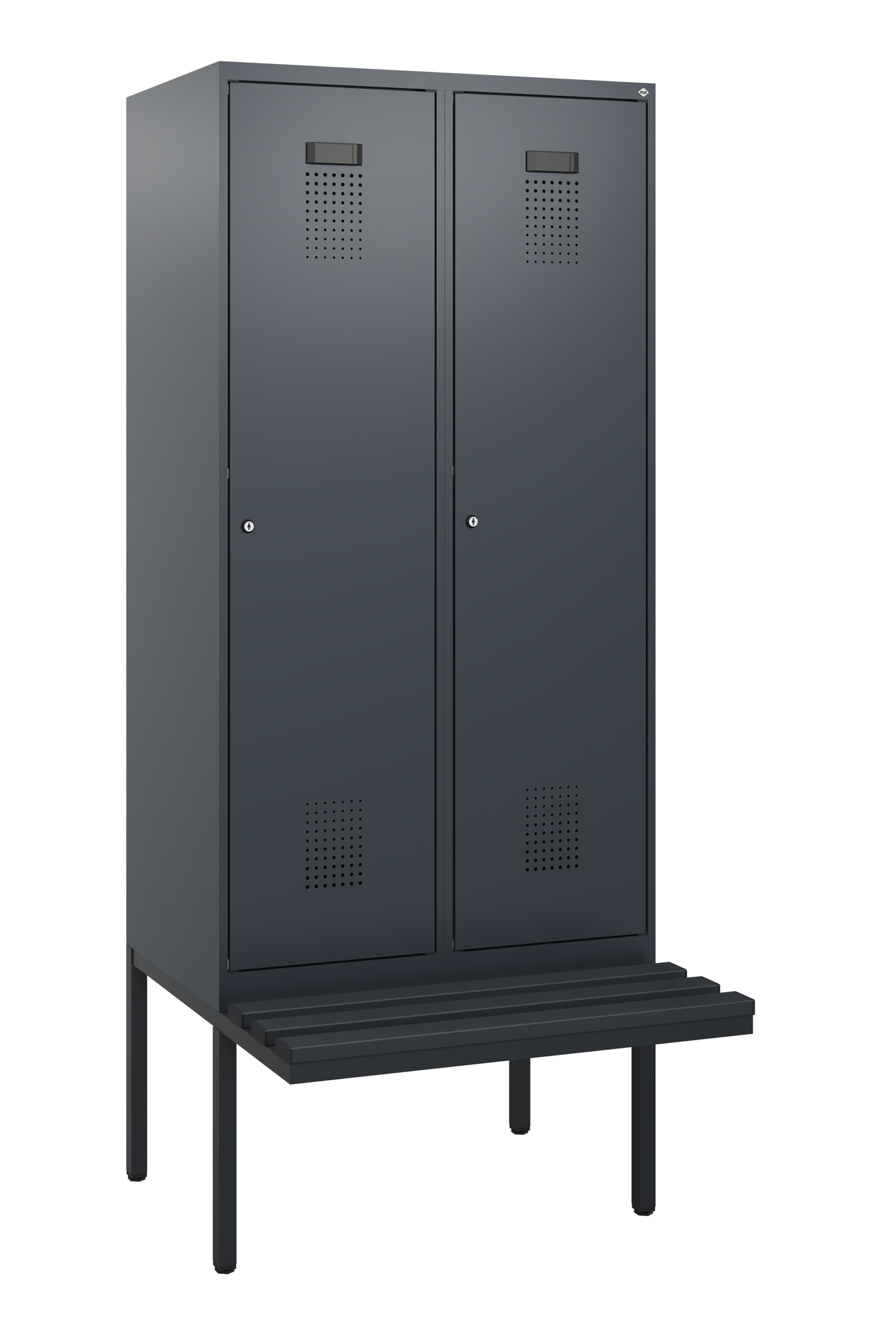 C+P Spind Evolo PLUS, Bank, 2 Abteile, 1950x800x81