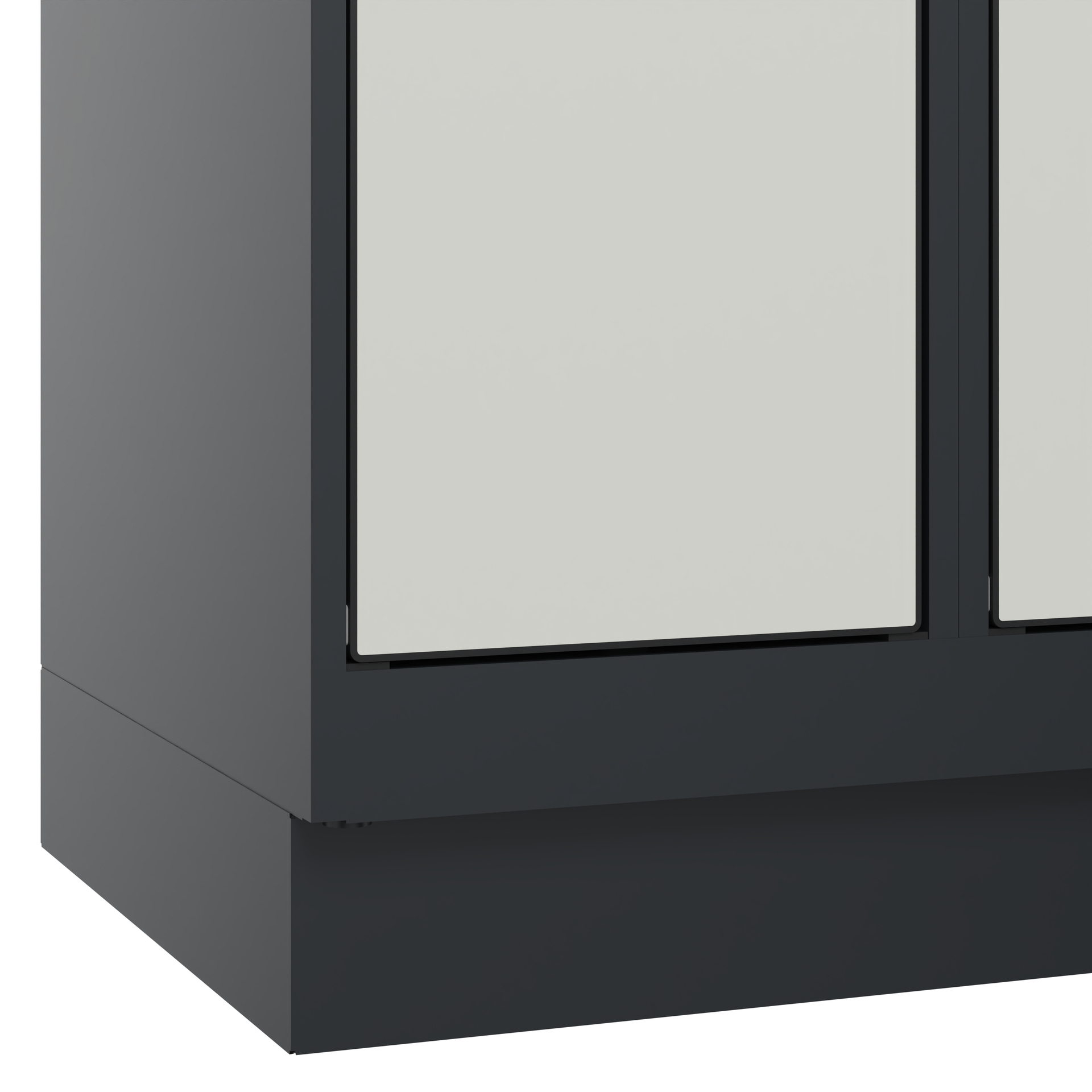 C+P Schlie�fachschrank Evolo PLUS, Sockel, 12 F�cher, 1950x900x500mm