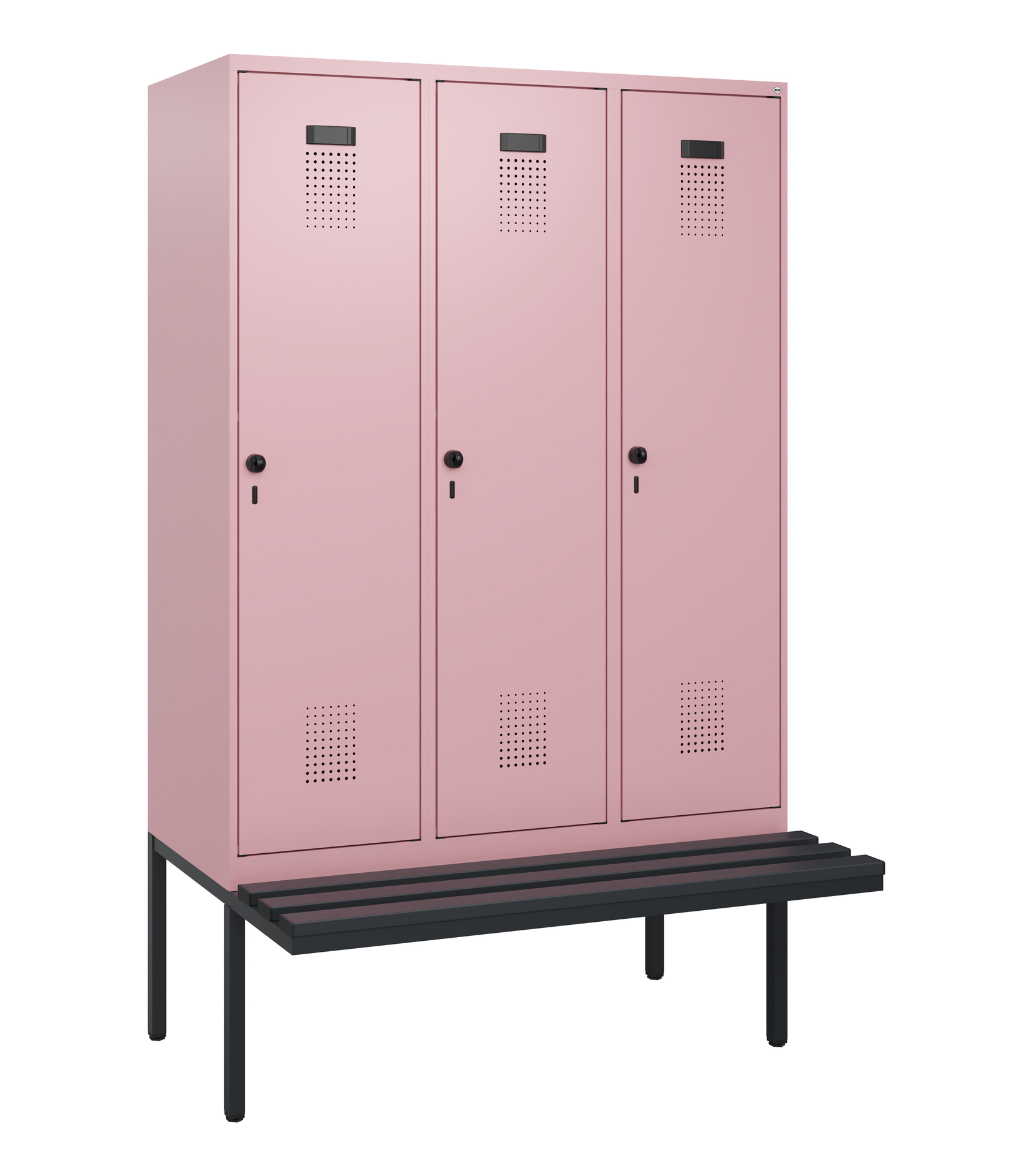 C+P Spind Evolo PLUS, Bank, 3 Abteile, 1950x1200x8