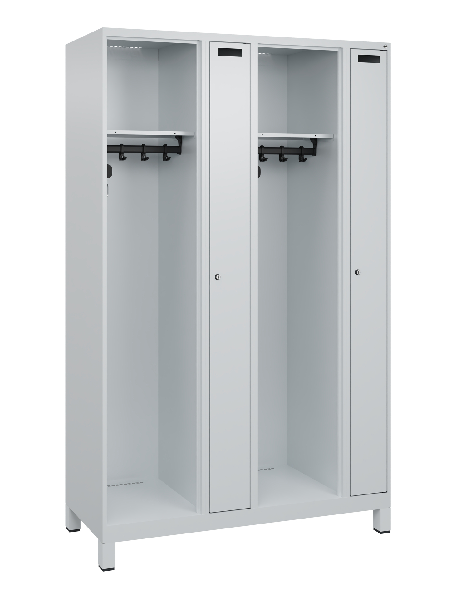 C+P Feuerwehrspind Kombi, 2 Abteile, 1850x1200x500