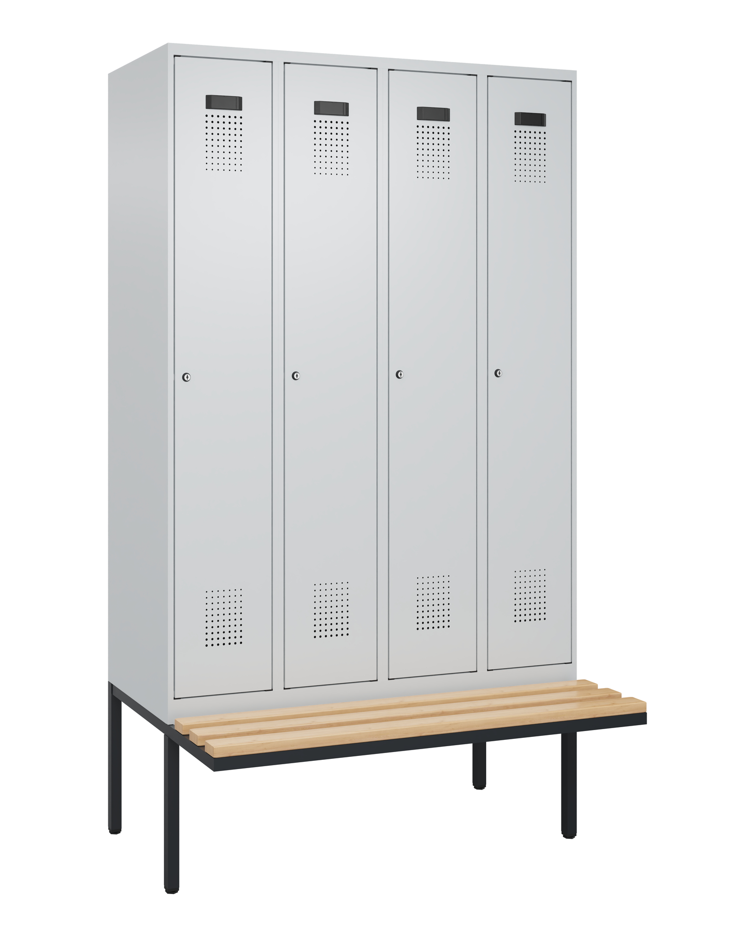 C+P Spind Evolo PLUS, Bank, 4 Abteile, 2120x1200x8