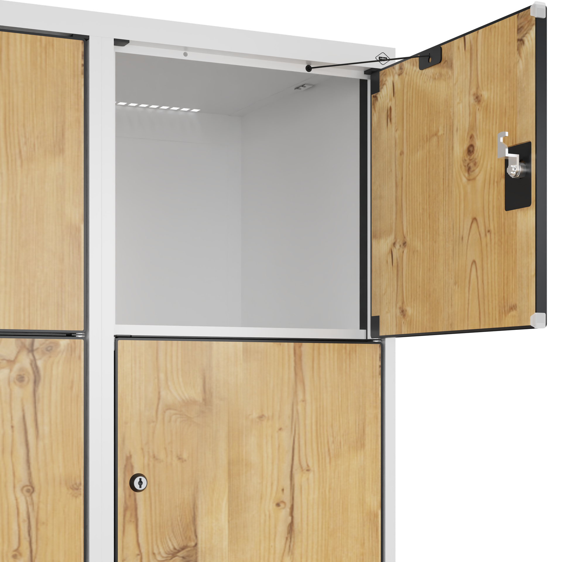 C+P Schlie�fachschrank Evolo PLUS, Sockel, 10 F�cher, 1950x800x500mm