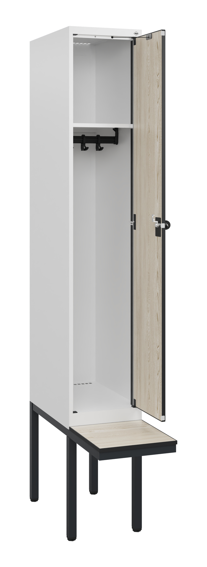 C+P Spind Evolo PLUS, Bank, 1 Abteil, 1950x300x815mm C+P Spind Evolo PLUS, Bank, 1 Abteil, 1950x300x815mm