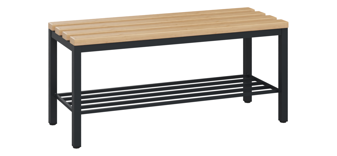 C+P Sitzbank Solid, 450x1000x358mm, 7021/Buche