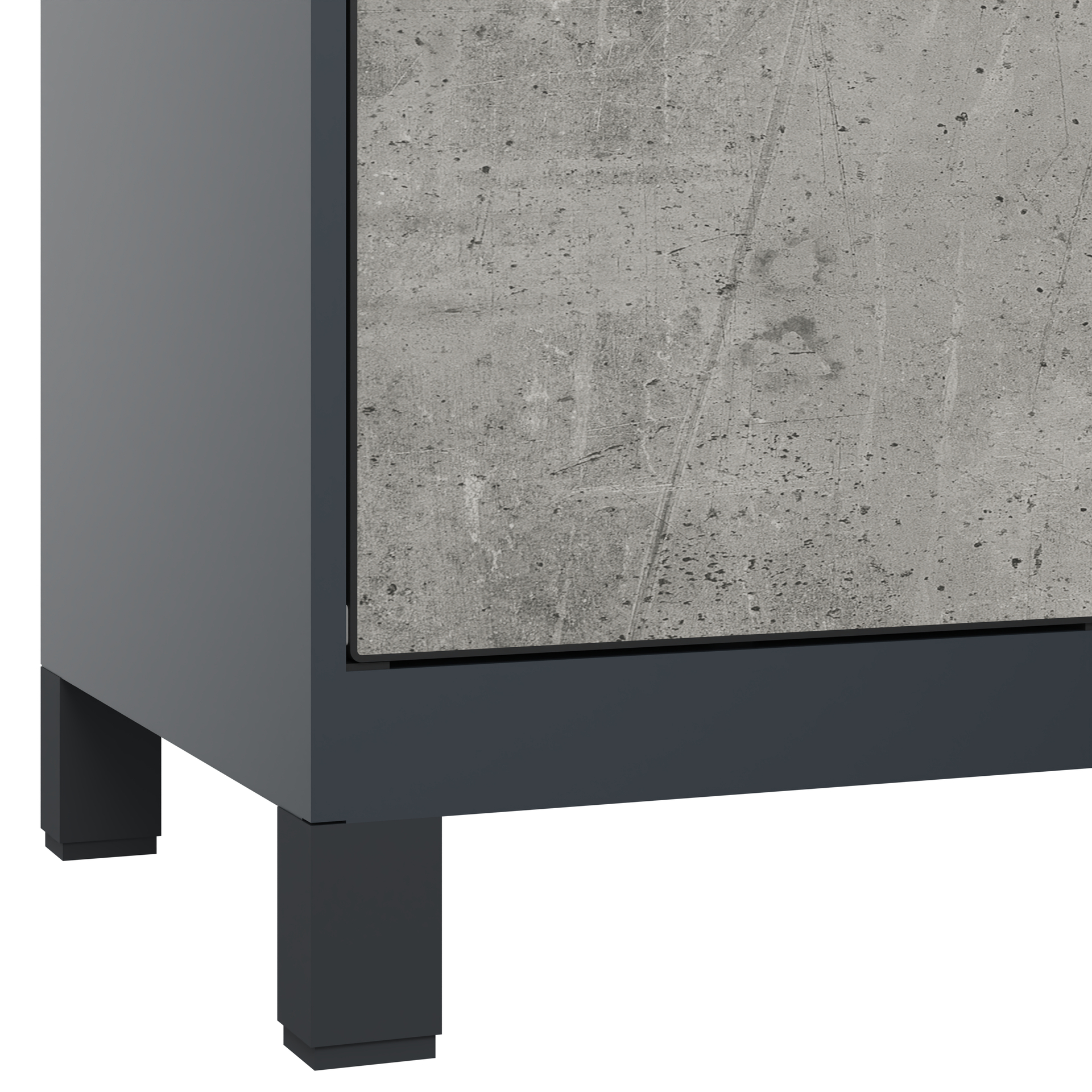 C+P Schlie�fachschrank Evolo PLUS, F��e, 12 F�cher, 1950x1200x500mm