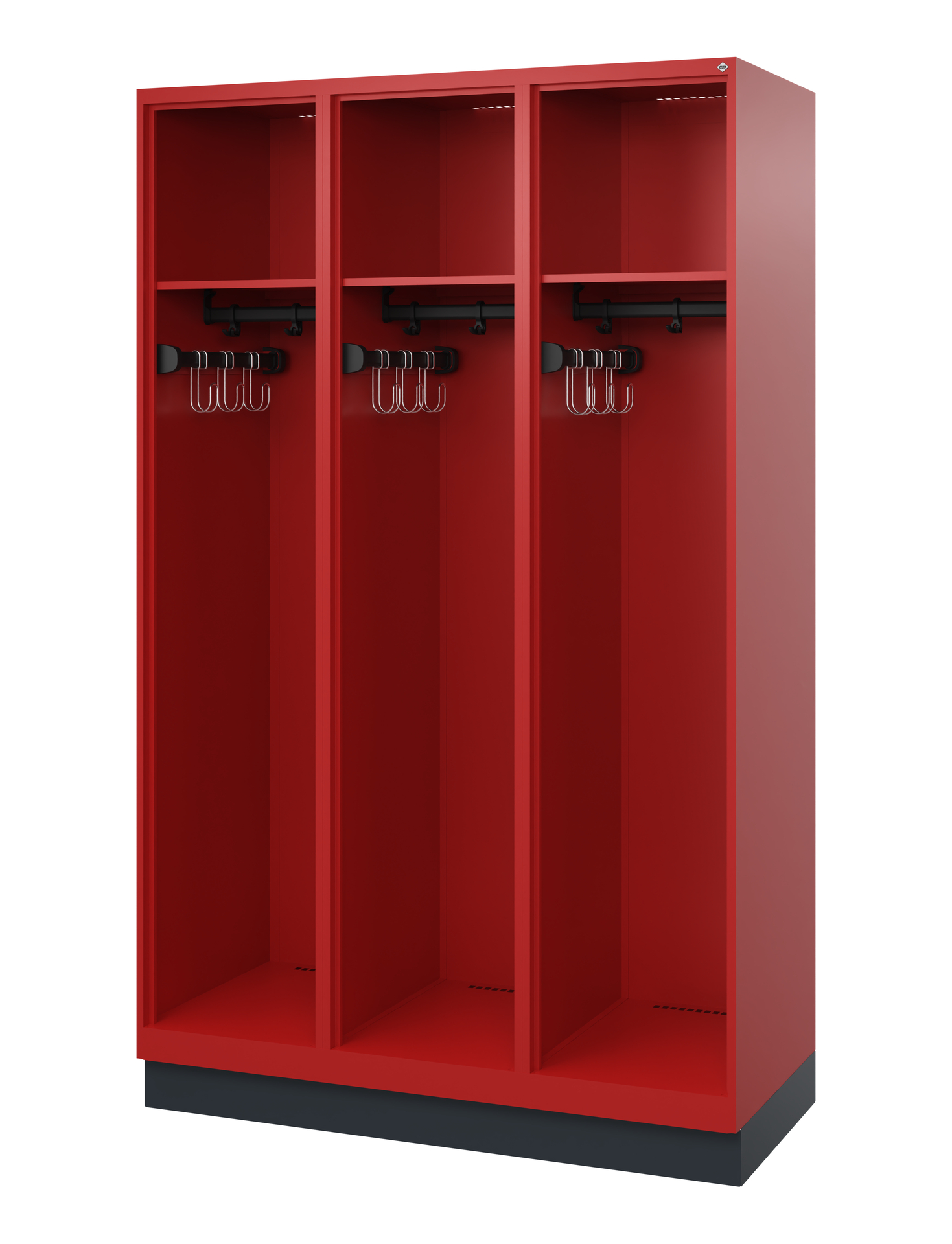 C+P Feuerwehrspind Expert, 4 Abteile, 1850x1200x50