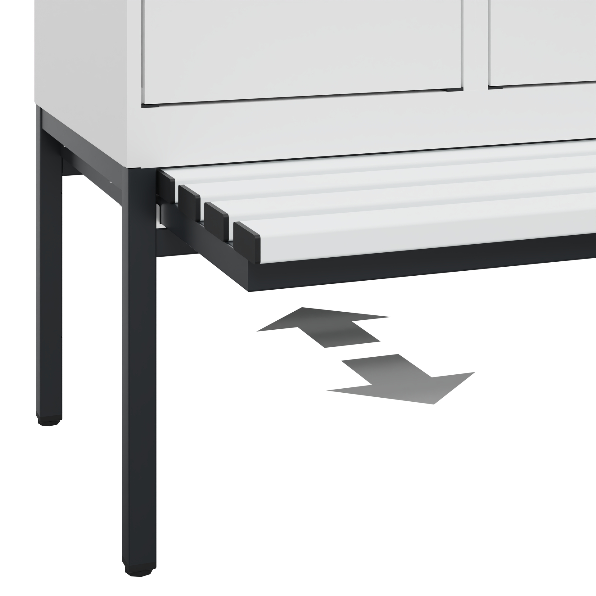 C+P Spind Evolo PLUS, Bank, 3 Abteile, 2120x1200x815mm