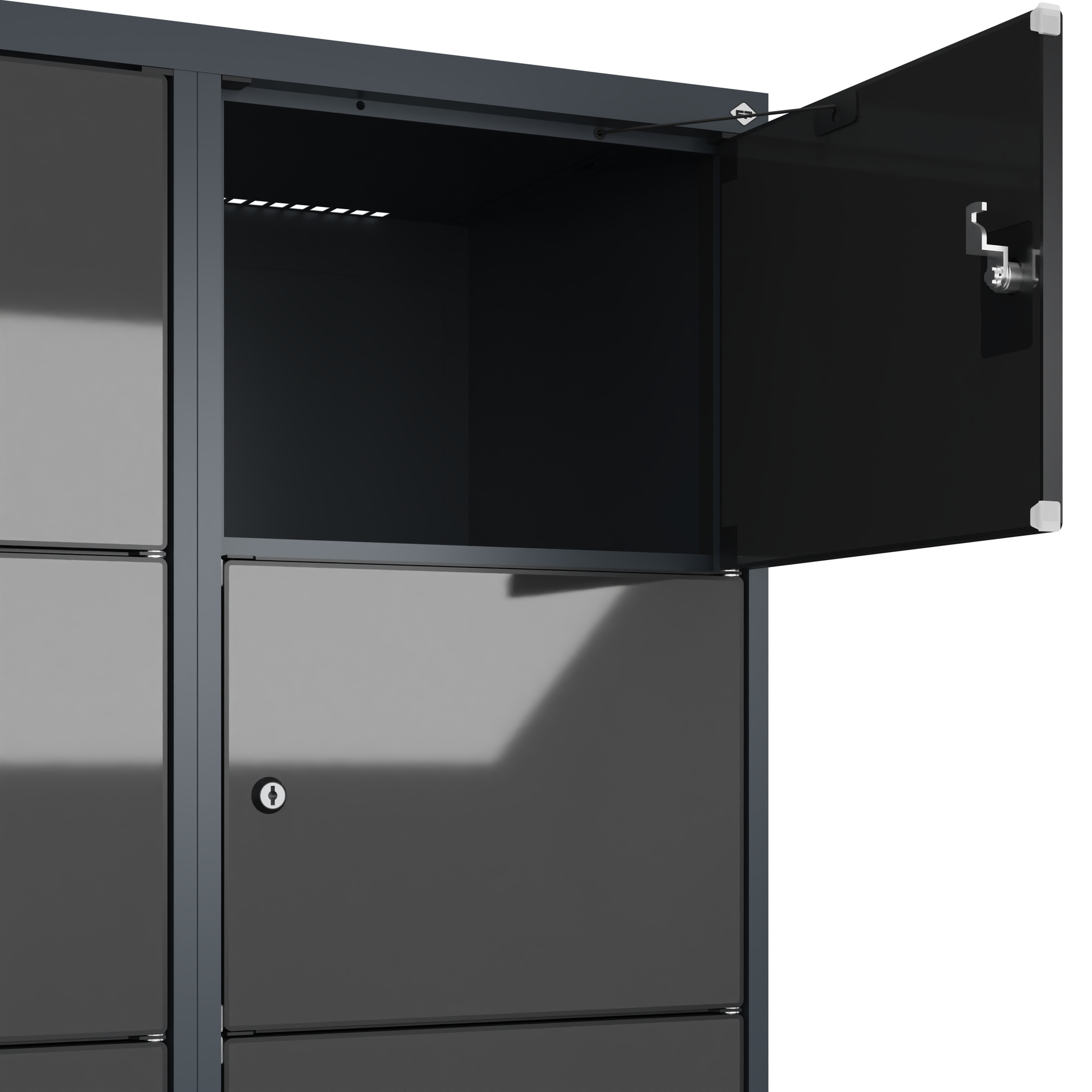 C+P Schlie�fachschrank Evolo PLUS, 18 F�cher, 1850x1200x500mm