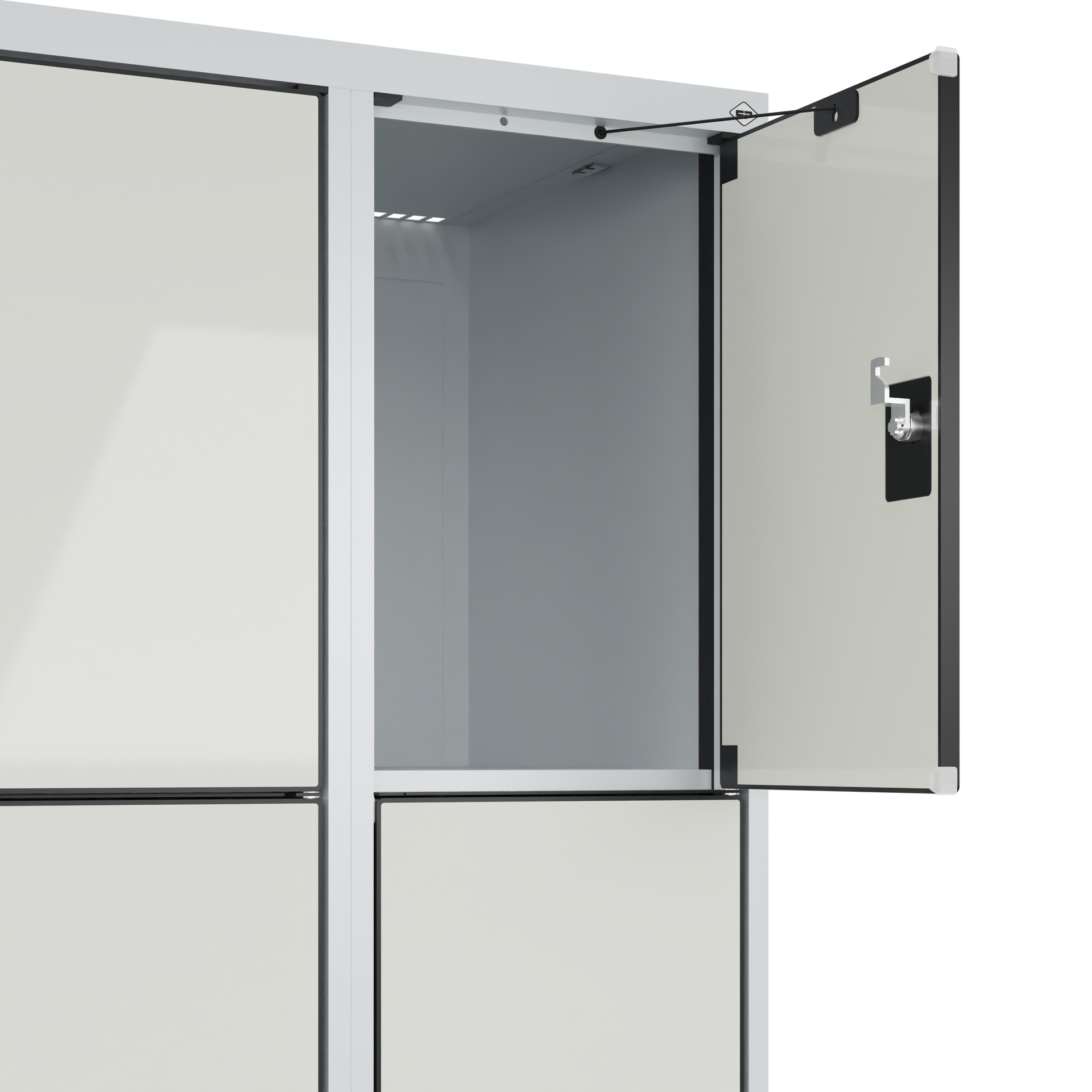 C+P Schlie�fachschrank Evolo PLUS, 8 F�cher, 1850x600x500mm