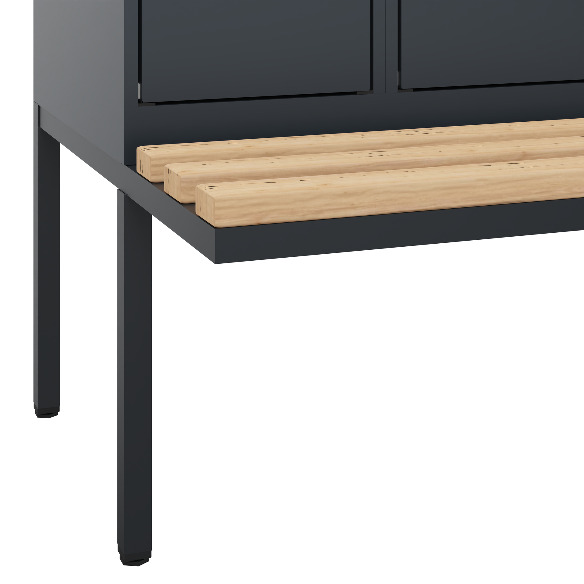 C+P Spind Evolo PLUS, Bank, 3 Abteile, 2120x900x81