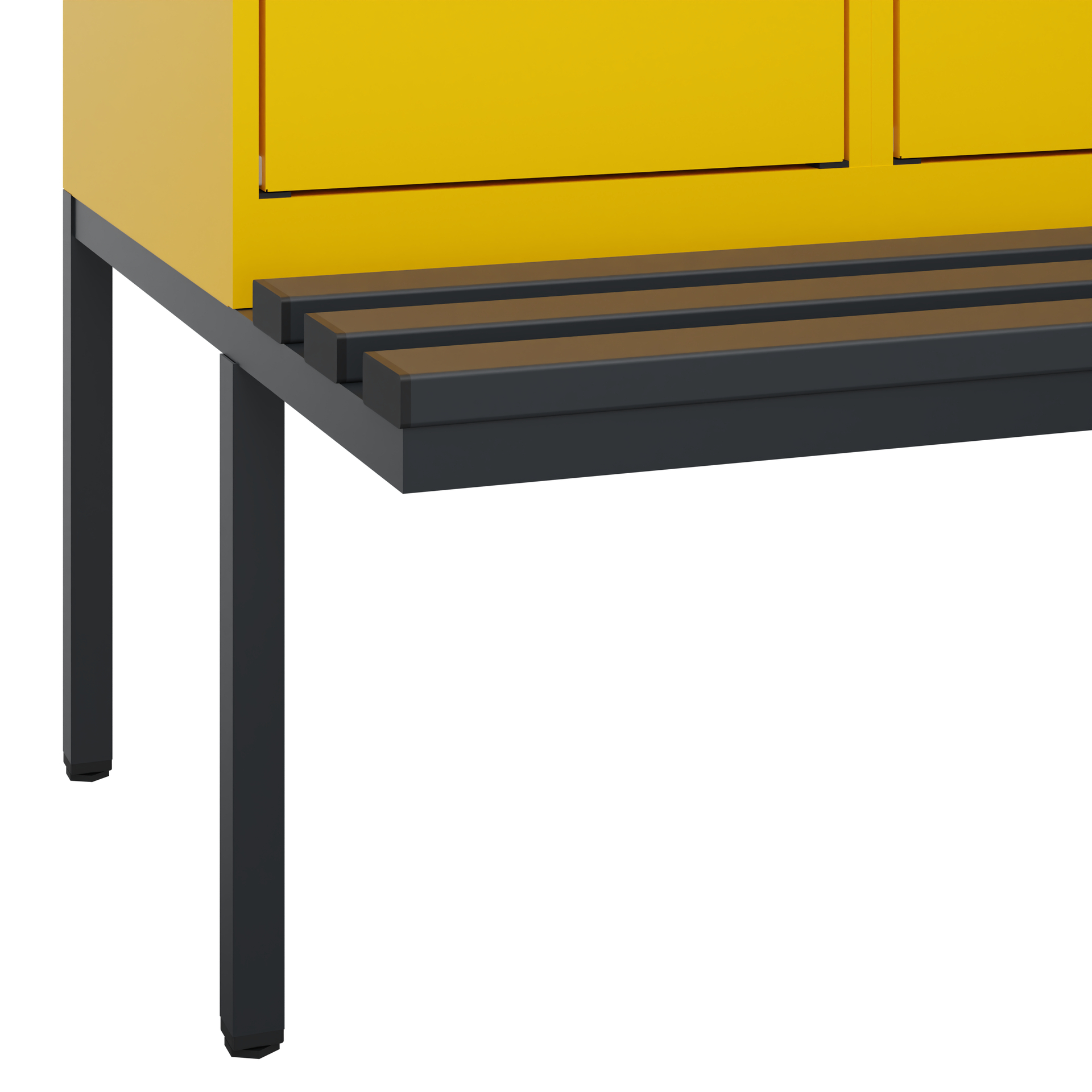 C+P Spind Evolo PLUS, Bank, 3 Abteile, 1950x1200x8