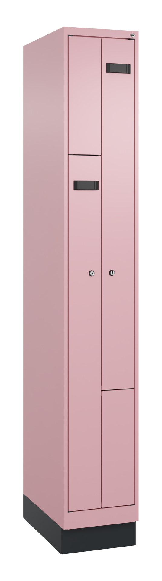 C+P Z-Spind Evolo PLUS, Sockel, 2 Fächer, 1950x300