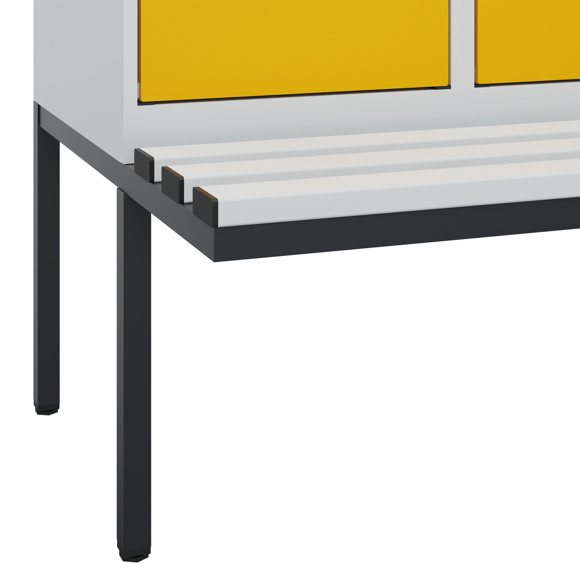 C+P Spind Evolo PLUS, Bank, 3 Abteile, 1950x1200x8
