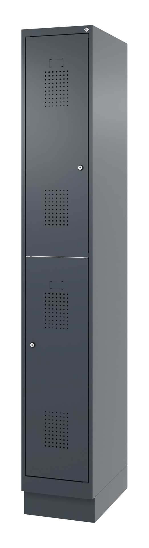 C+P Feuerwehrspind FLEXO WHITE, 1 Abteil, 2 Stöcki