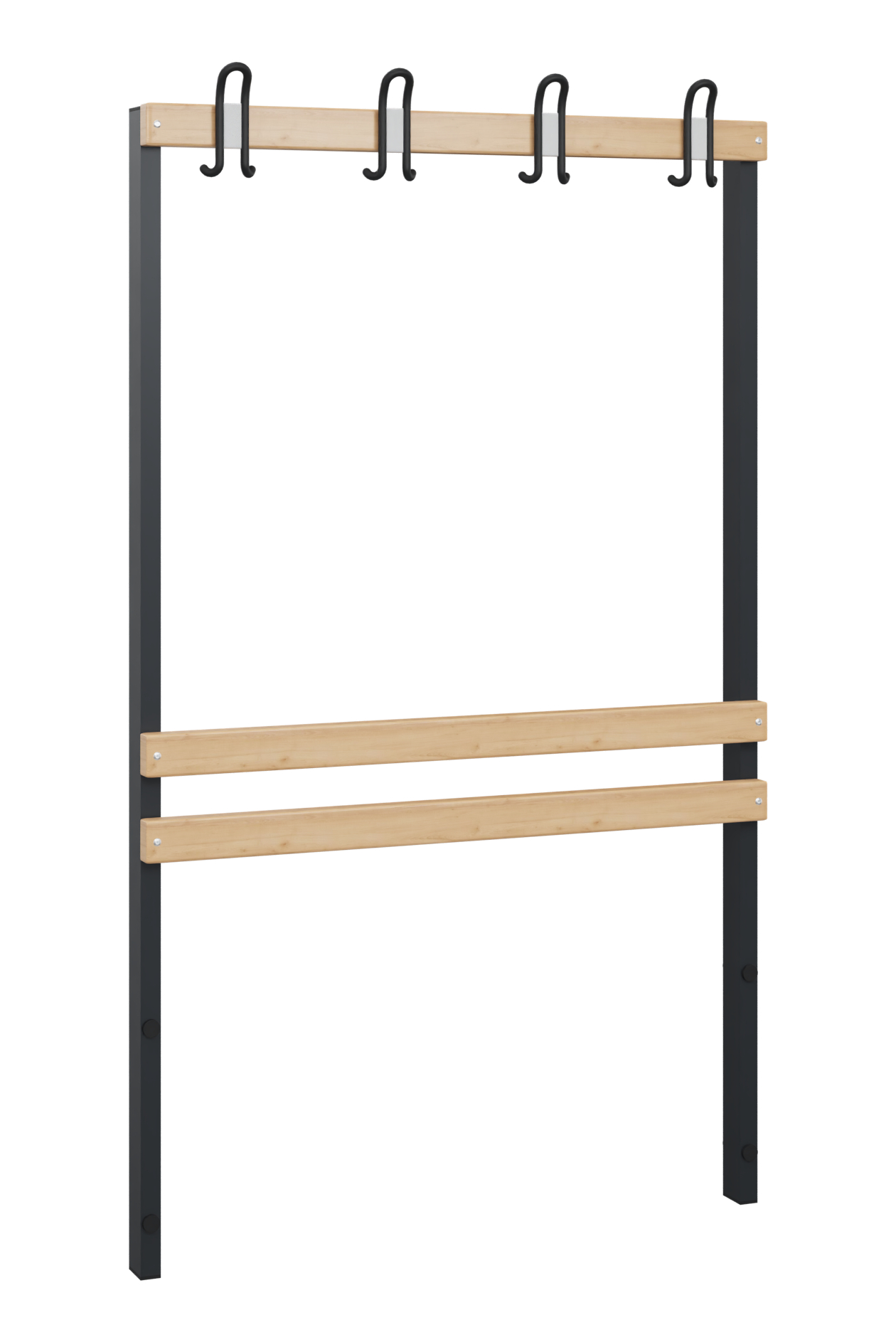 C+P Garderobenteil, 1716x1000x110mm, 7021/Buche