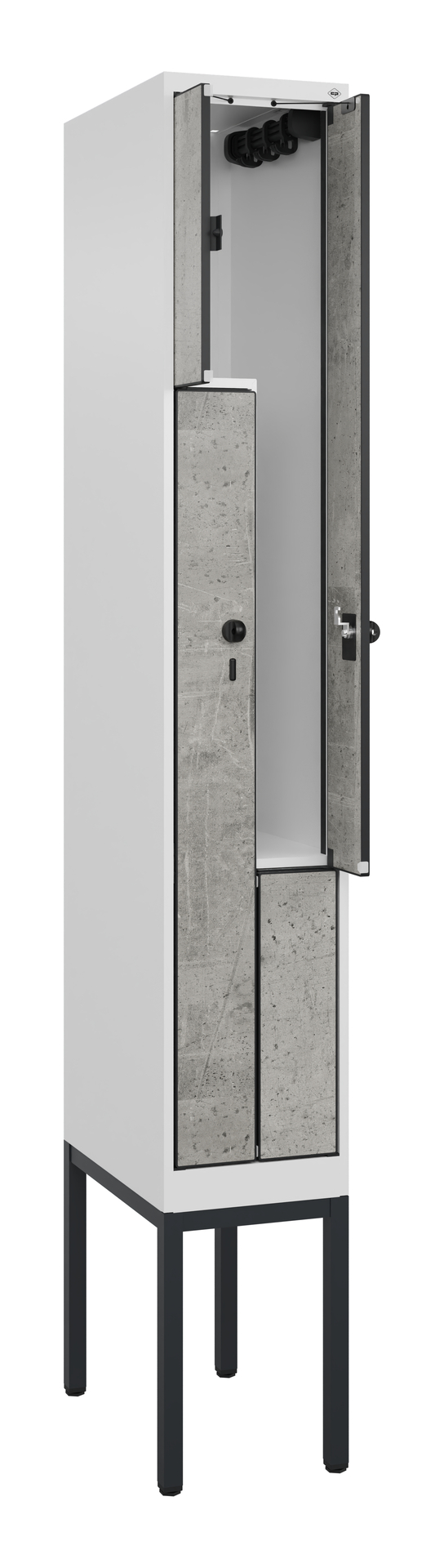 C+P Z-Spind Evolo PLUS, Gestell, 2 F�cher, 2120x300x500mm C+P Z-Spind Evolo PLUS, Gestell, 2 F�cher, 2120x300x500mm