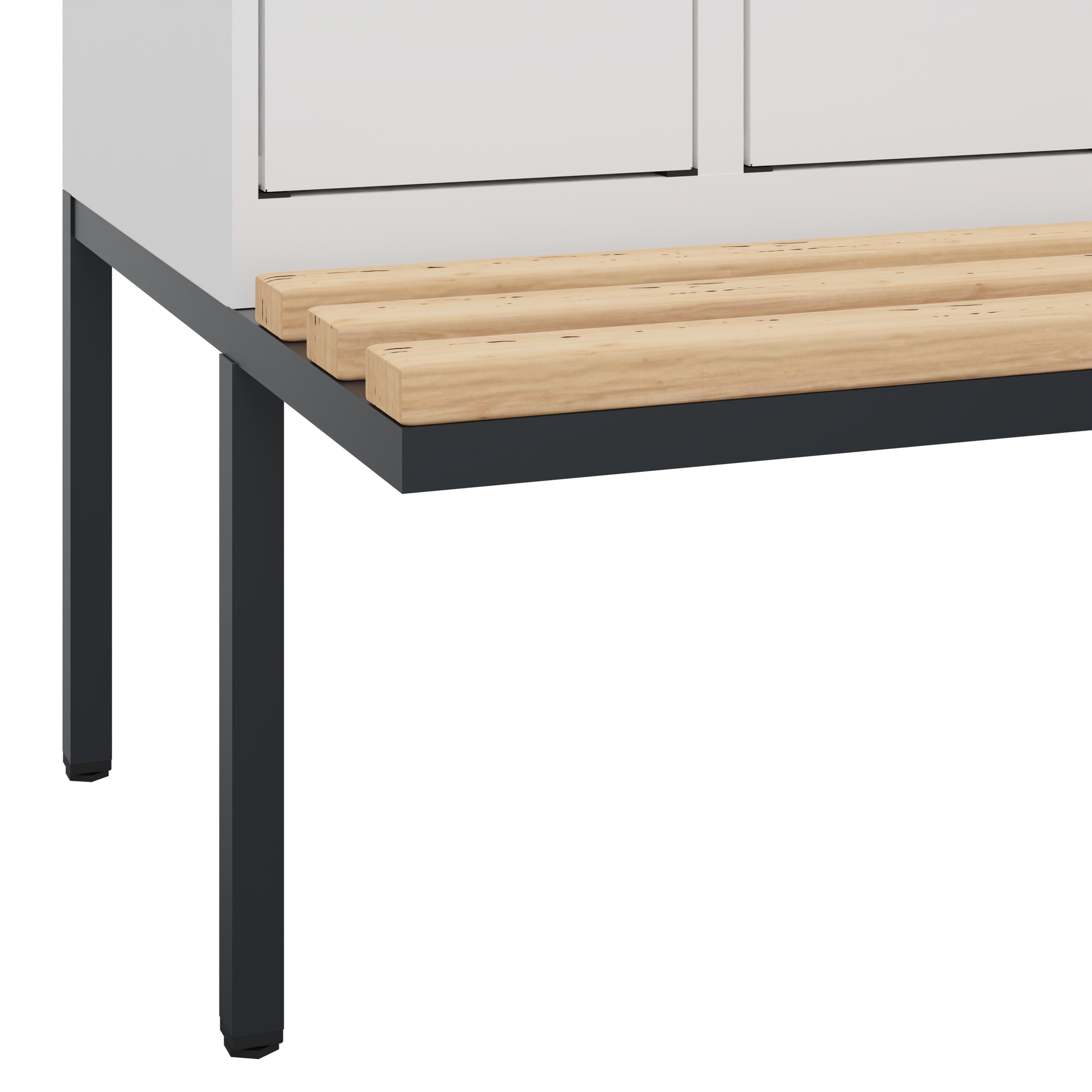 C+P Spind Evolo PLUS, Bank, 2 Abteil, 2120x600x815