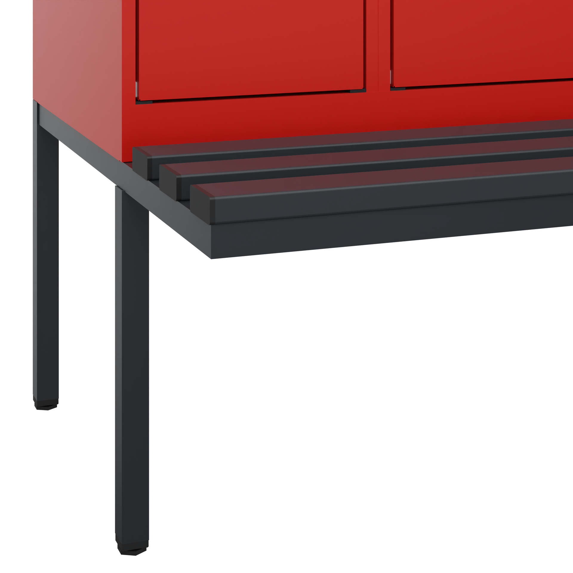 C+P Spind Evolo PLUS, Bank, 3 Abteile, 2120x900x81
