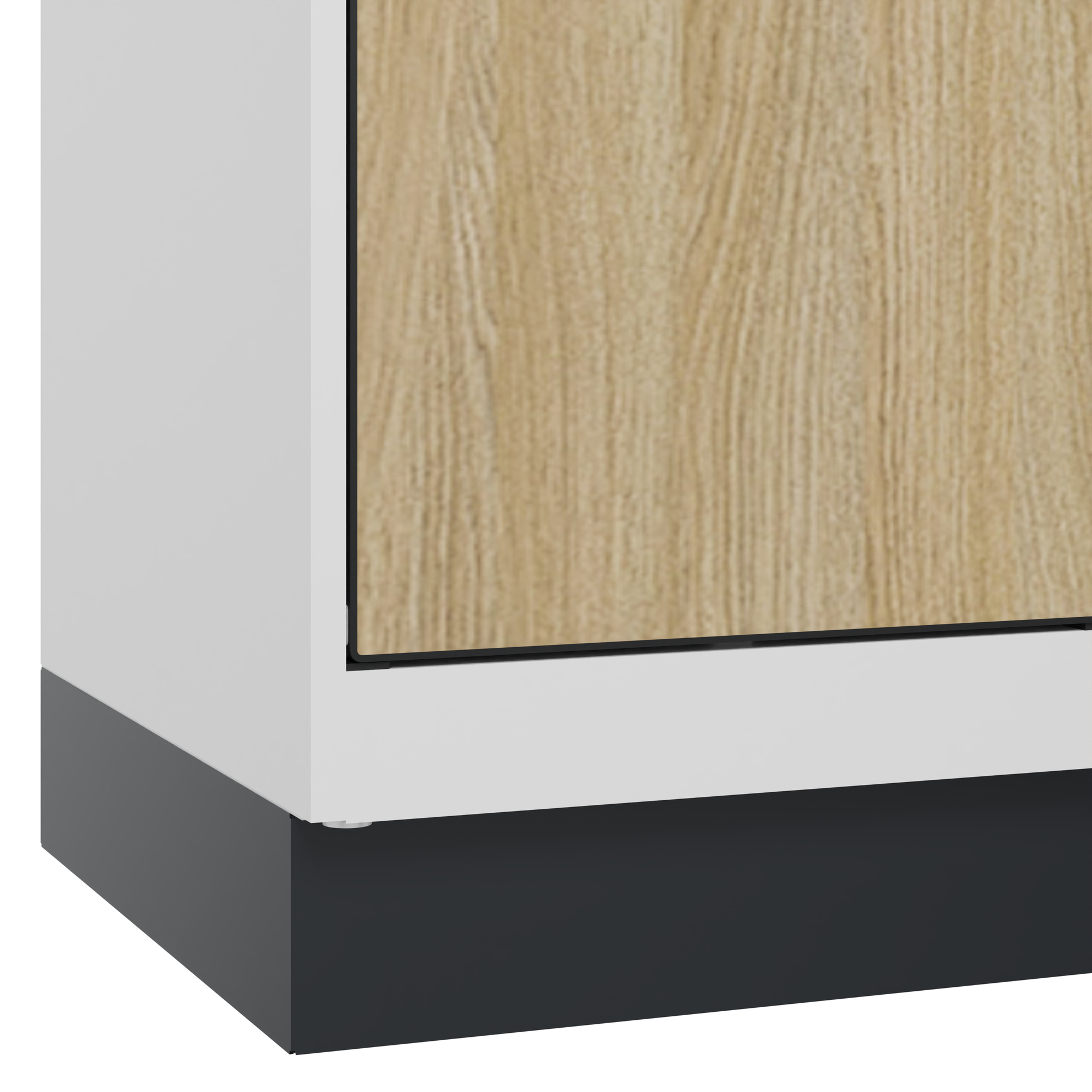 C+P Schlie�fachschrank Evolo PLUS, Sockel, 10 F�cher, 1950x800x500mm