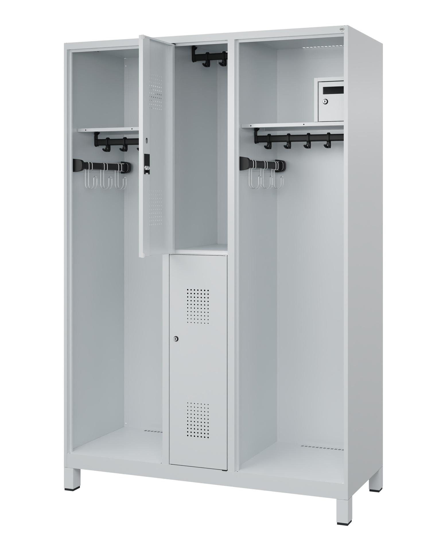 C+P Feuerwehrspind Maxi, 2 Fächer, 1850x1300x500mm