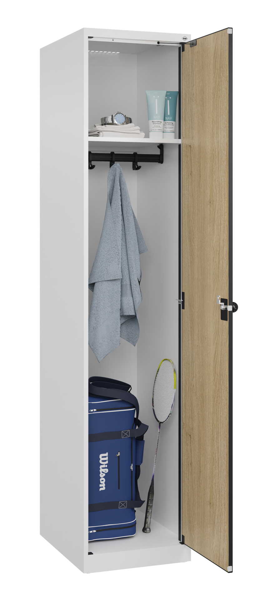 C+P Spind Evolo PLUS, 1 Abteil, 1850x400x500mm