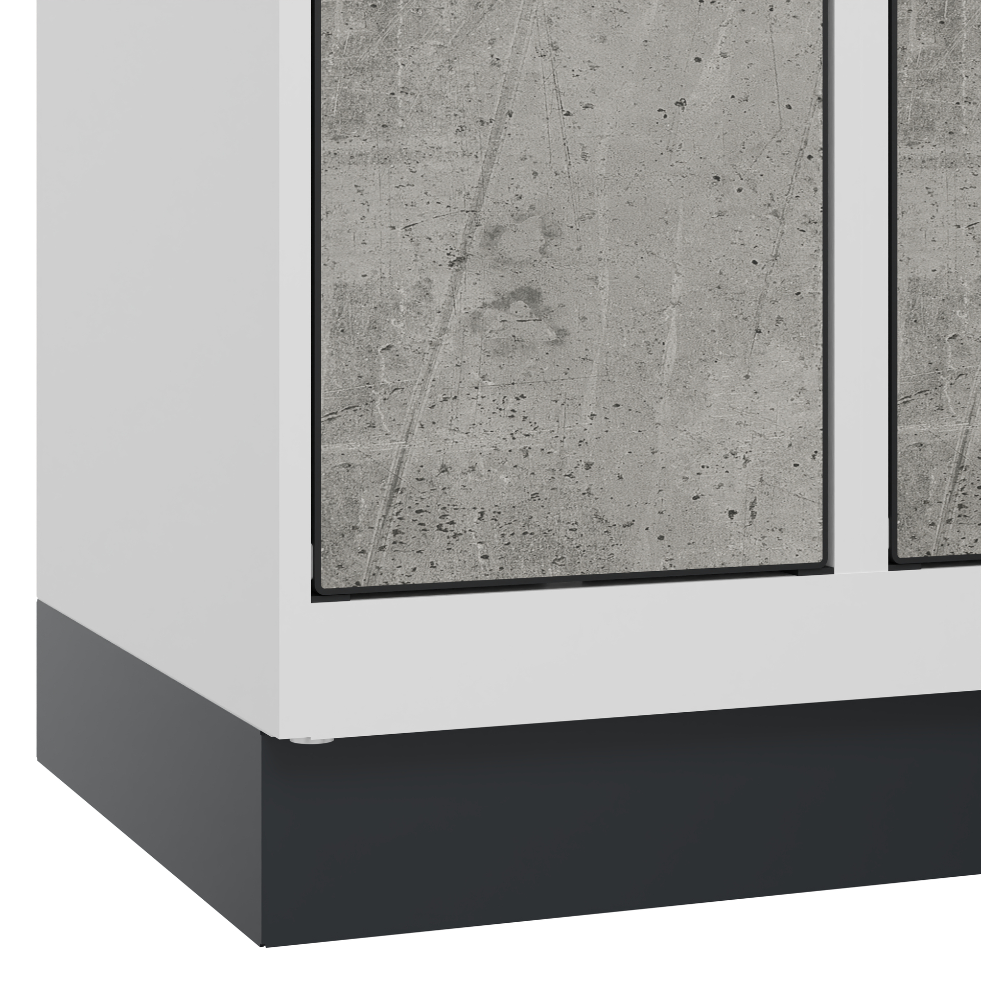 C+P Schlie�fachschrank Evolo PLUS, Sockel, 6 F�cher, 1950x600x500mm