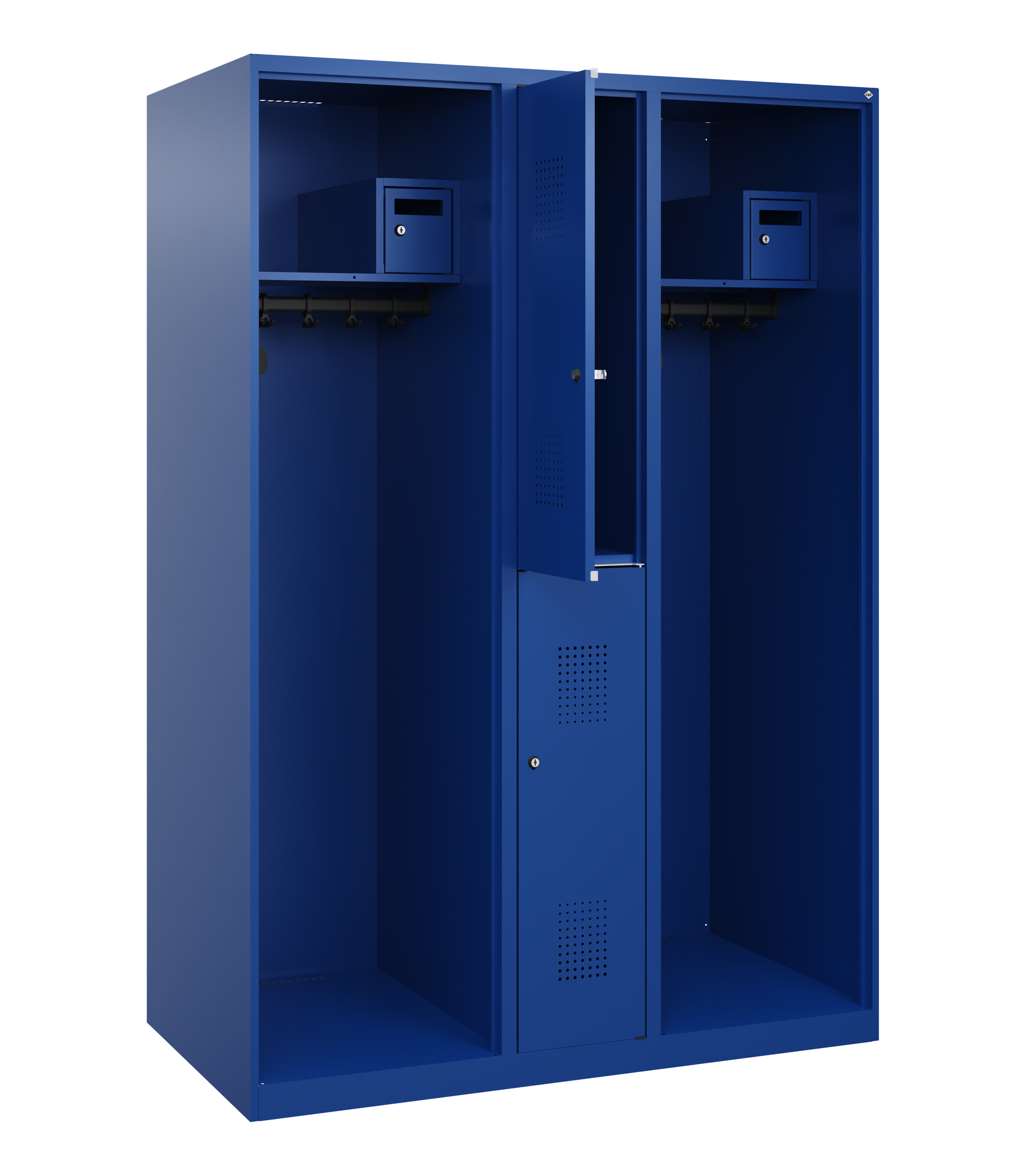 C+P Feuerwehrspind Maxi, 2 Fächer, 1850x1300x600mm