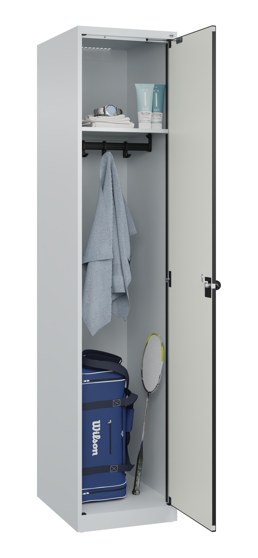 C+P Spind Evolo PLUS, 1 Abteil, 1850x400x500mm