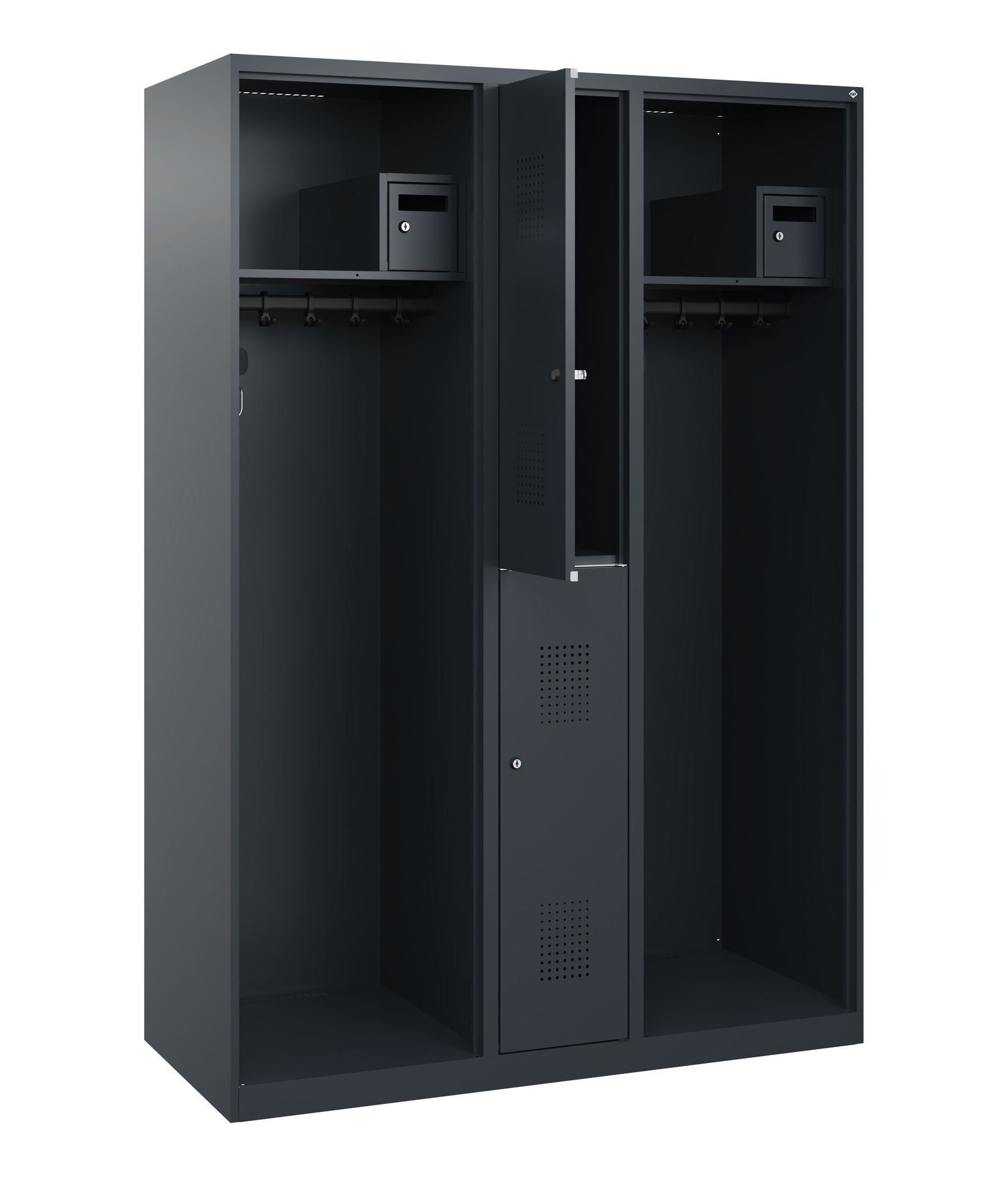 C+P Feuerwehrspind Maxi, 2 Fächer, 1850x1300x500mm