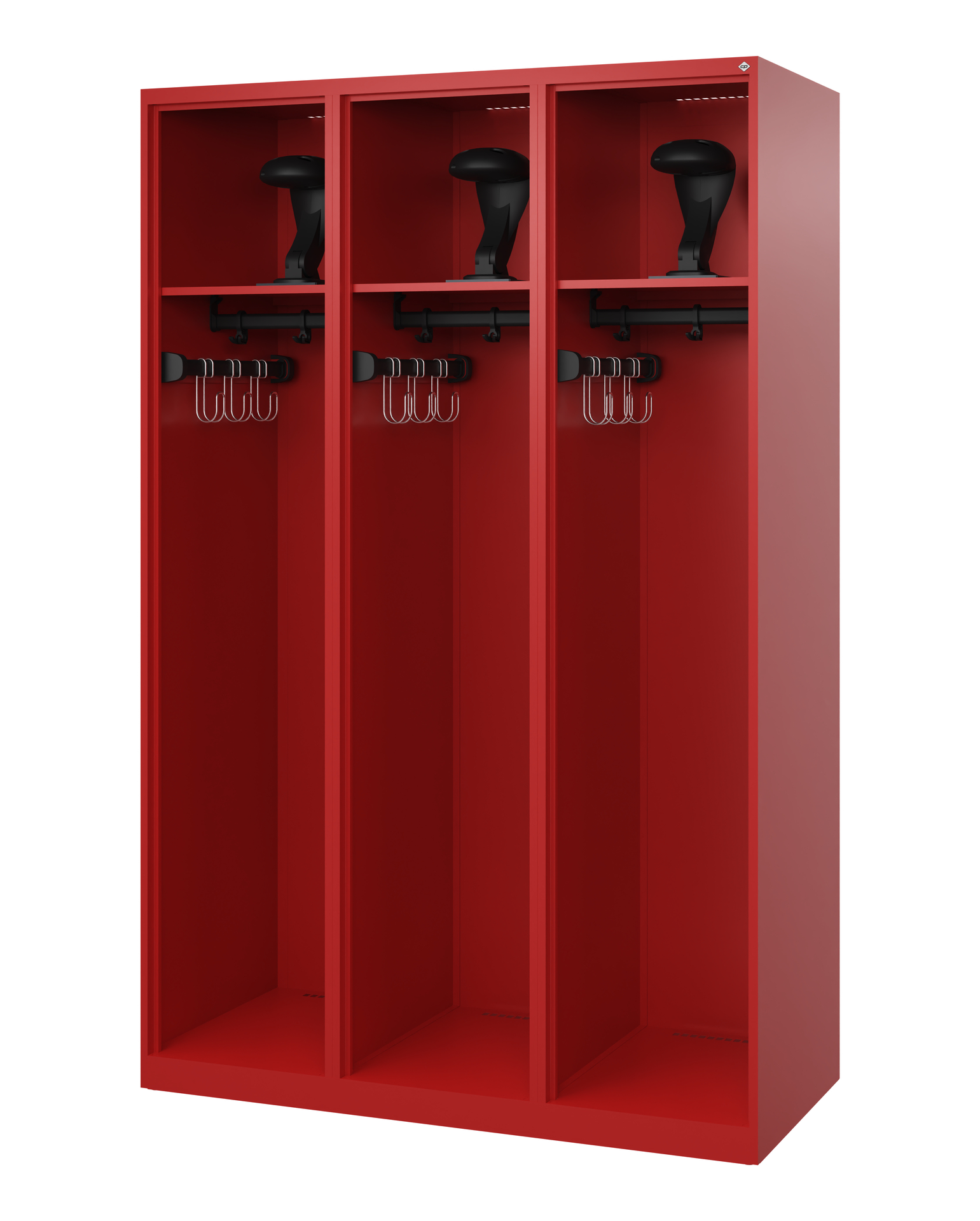 C+P Feuerwehrspind Expert, 4 Abteile, 1850x1200x50