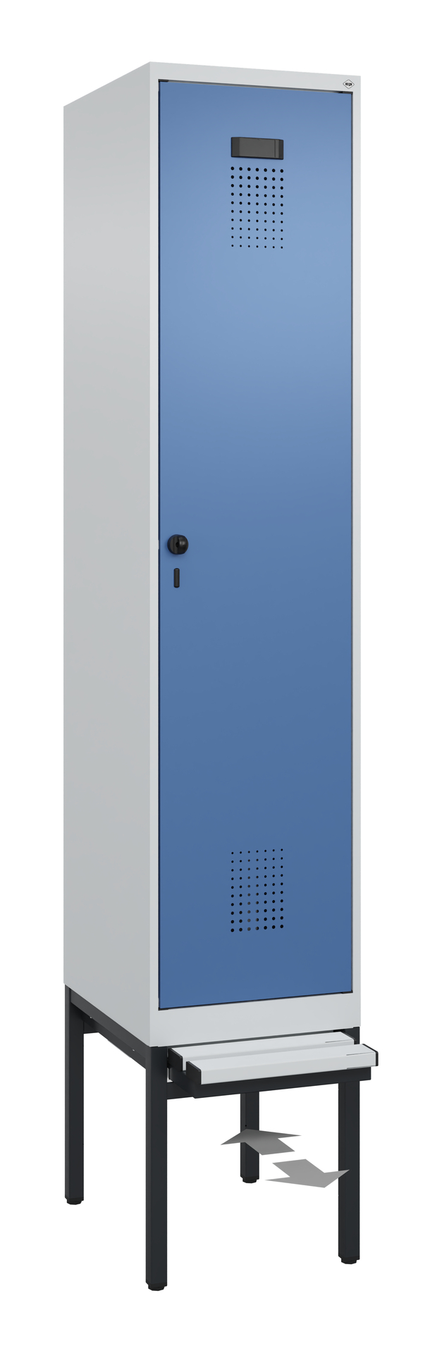 C+P Spind Evolo PLUS, Bank, 1 Abteil, 2120x400x815mm