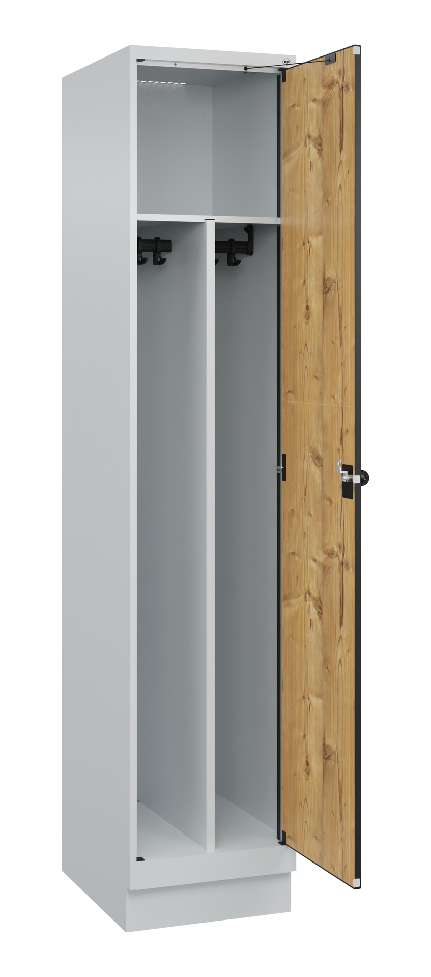 C+P Spind Evolo PLUS, Sockel, 1 Abteil, 1950x400x500mm