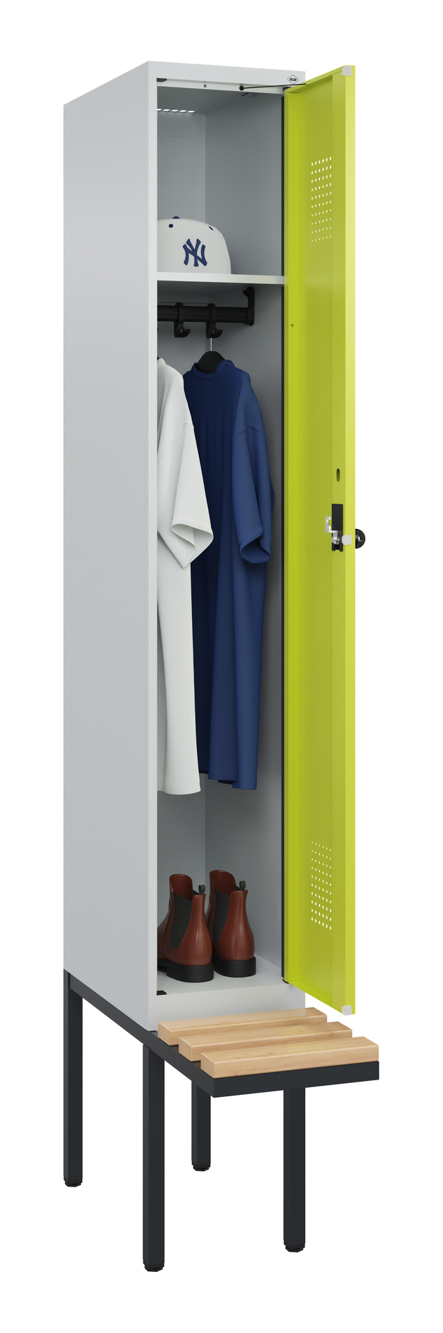 C+P Spind Evolo PLUS, Bank, 1 Abteile, 2120x300x81