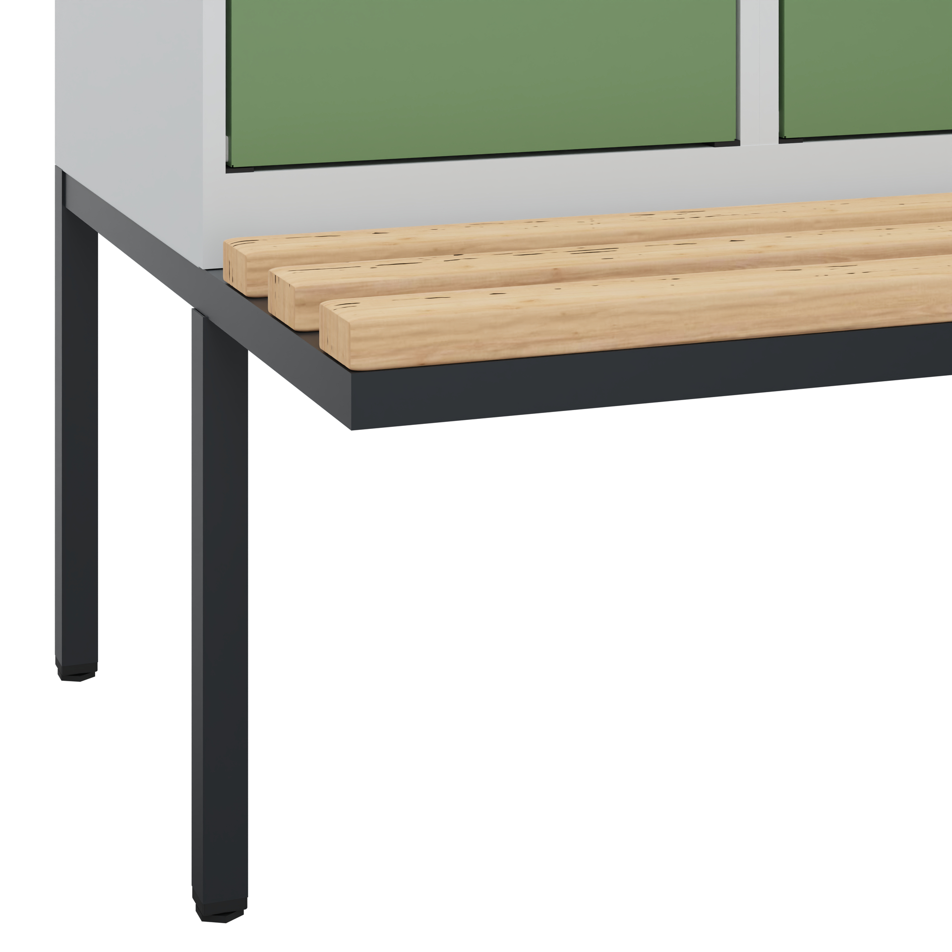 C+P Spind Evolo PLUS, Bank, 2 Abteile, 1950x800x81
