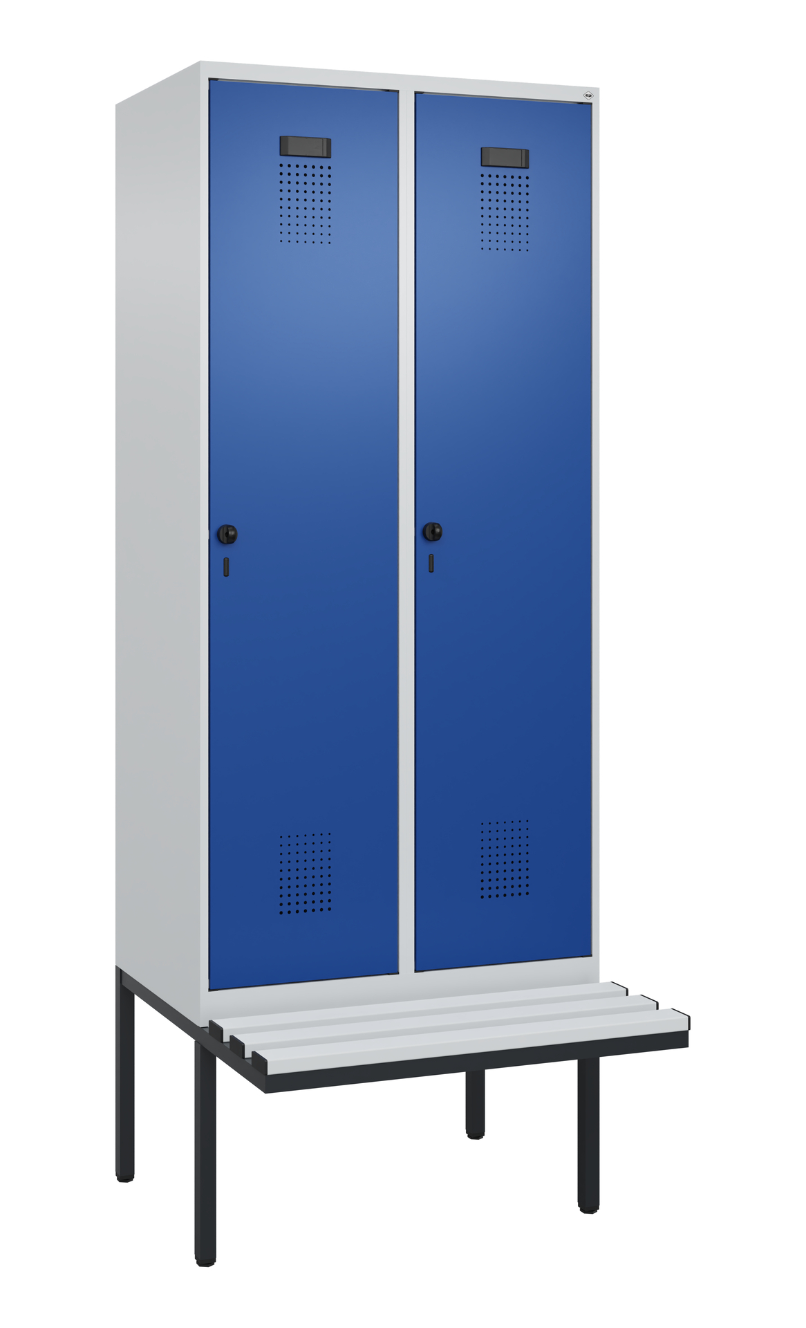 C+P Spind Evolo PLUS, Bank, 2 Abteile, 2120x800x81
