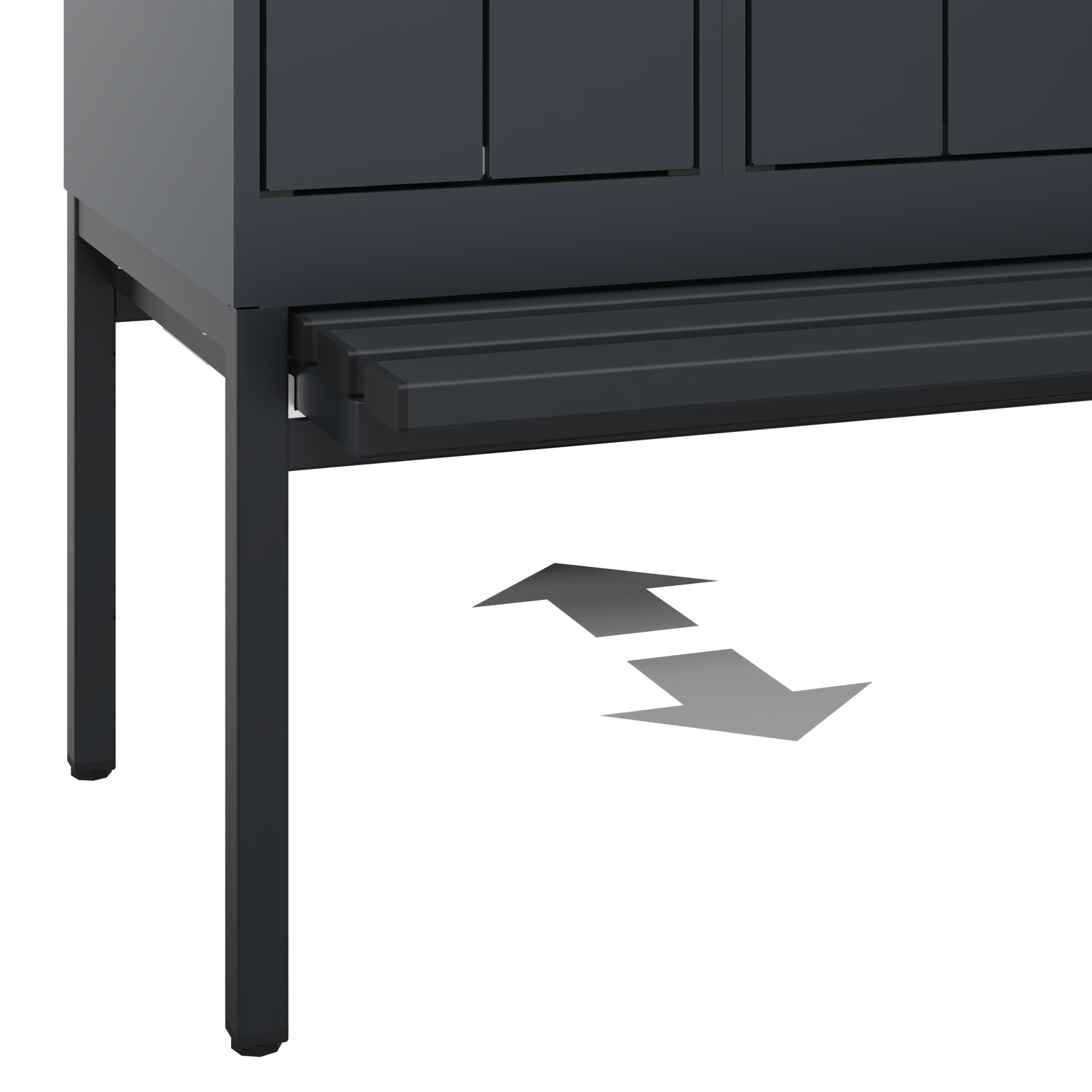 C+P Z-Spind Evolo PLUS, Bank, 2 Fächer, 2120x300x815mm