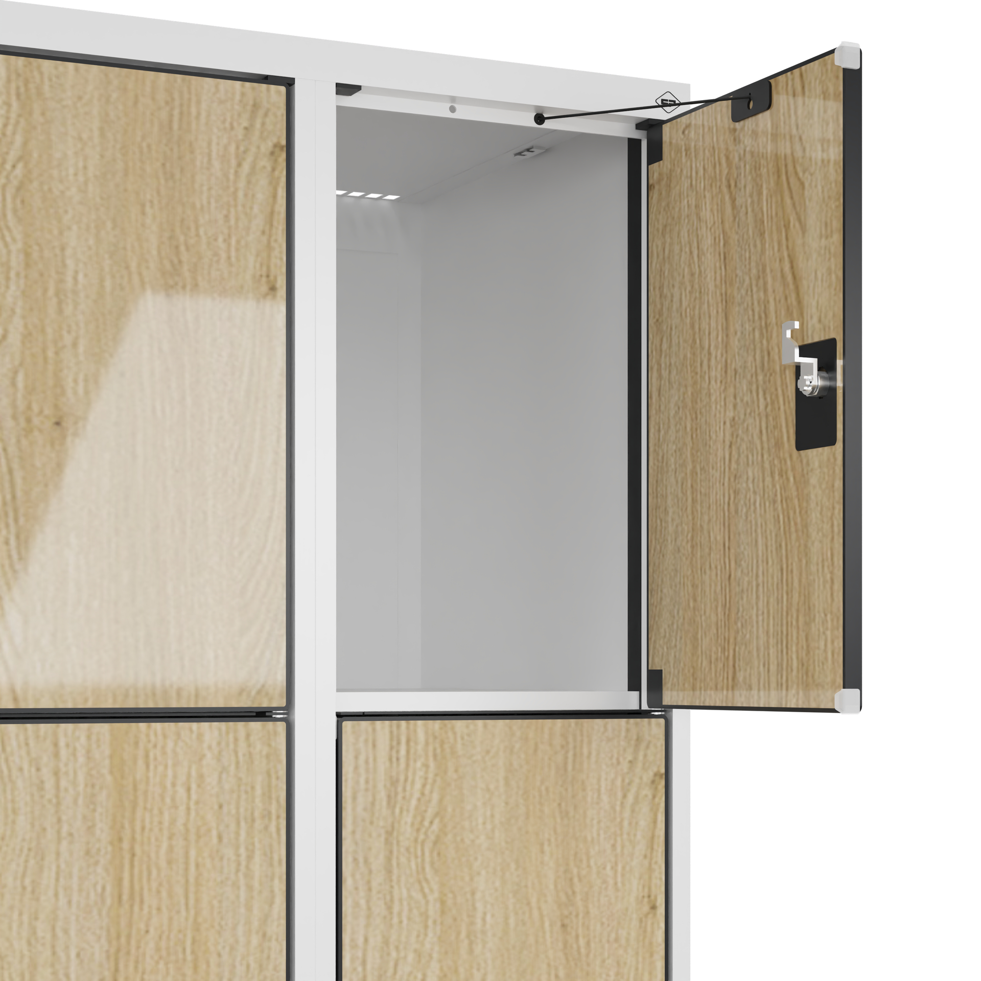 C+P Schlie�fachschrank Evolo PLUS, Sockel, 12 F�cher, 1950x900x500mm