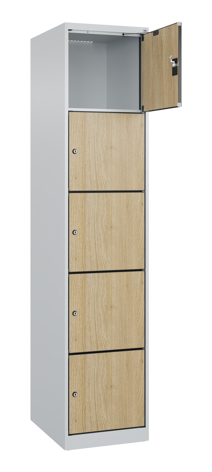 C+P Schlie�fachschrank Evolo PLUS, 5 F�cher, 1850x400x500mm
