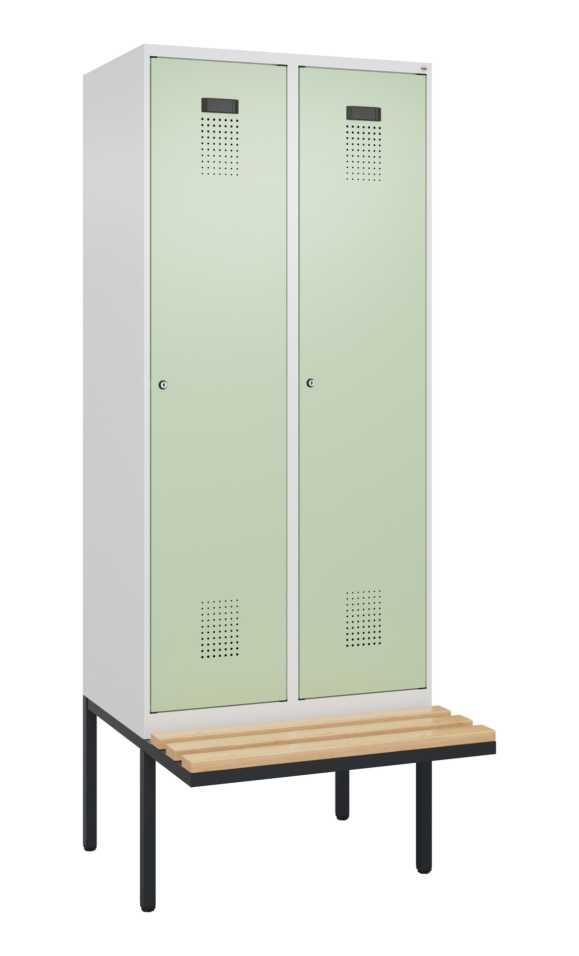 C+P Spind Evolo PLUS, Bank, 2 Abteile, 2120x800x81