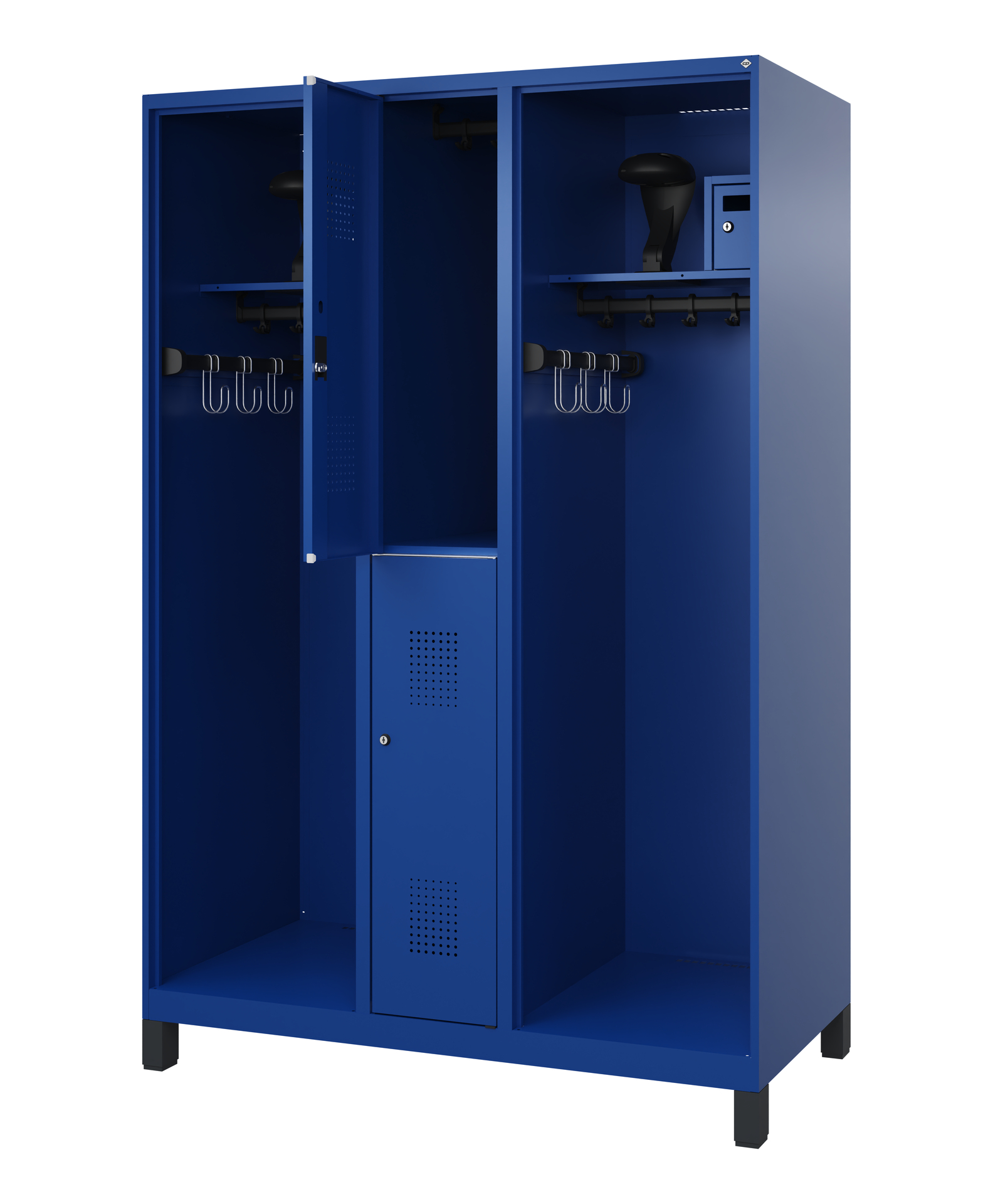 C+P Feuerwehrspind Maxi, 2 Fächer, 1850x1300x600mm