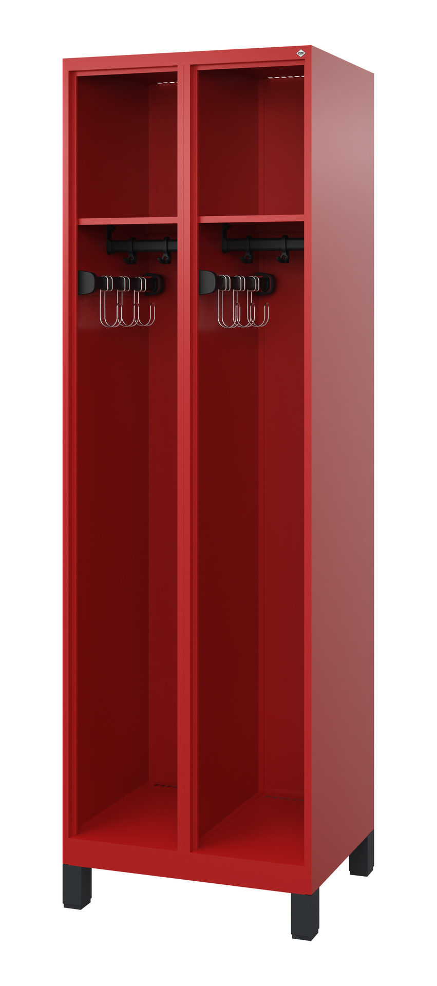 C+P Feuerwehrspind Expert, 2 Abteile, 1850x600x500