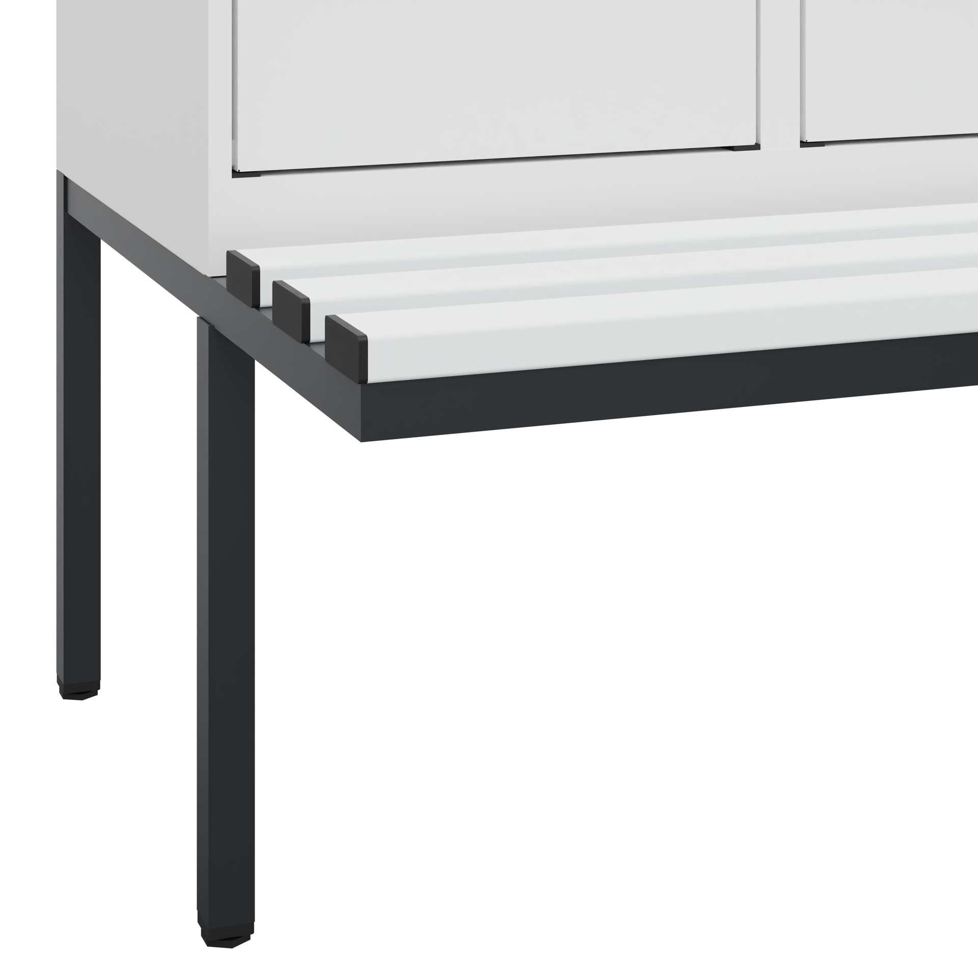 C+P Spind Evolo PLUS, Bank, 3 Abteile, 2120x1200x8