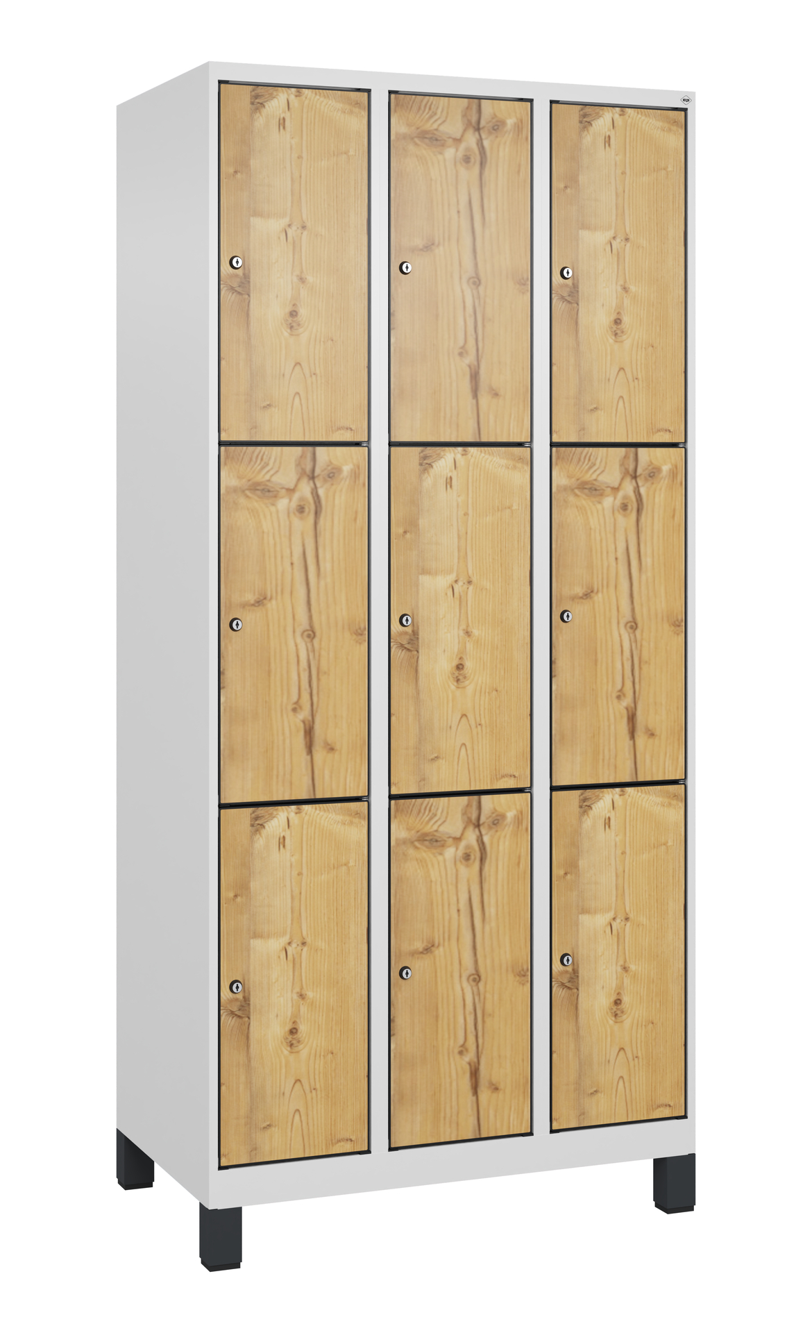 C+P Schlie�fachschrank Evolo PLUS, F��e, 9 F�cher, 1950x900x500mm