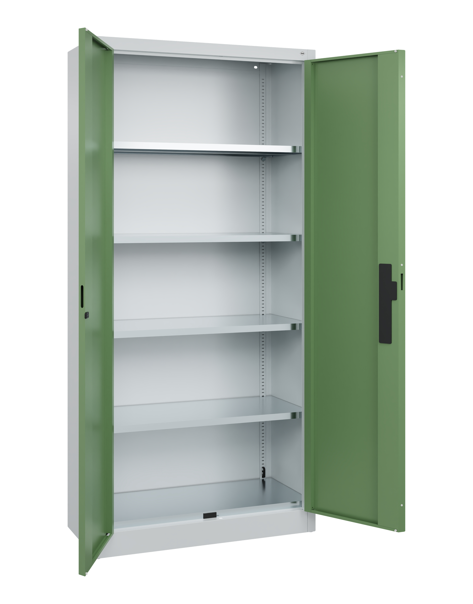 C+P Schwerlastschrank Acurado, 1950x930x400mm, 9016/3015