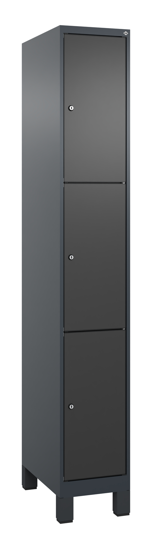 C+P Schlie�fachschrank Evolo PLUS, F��e, 3 F�cher, 1950x300x500mm