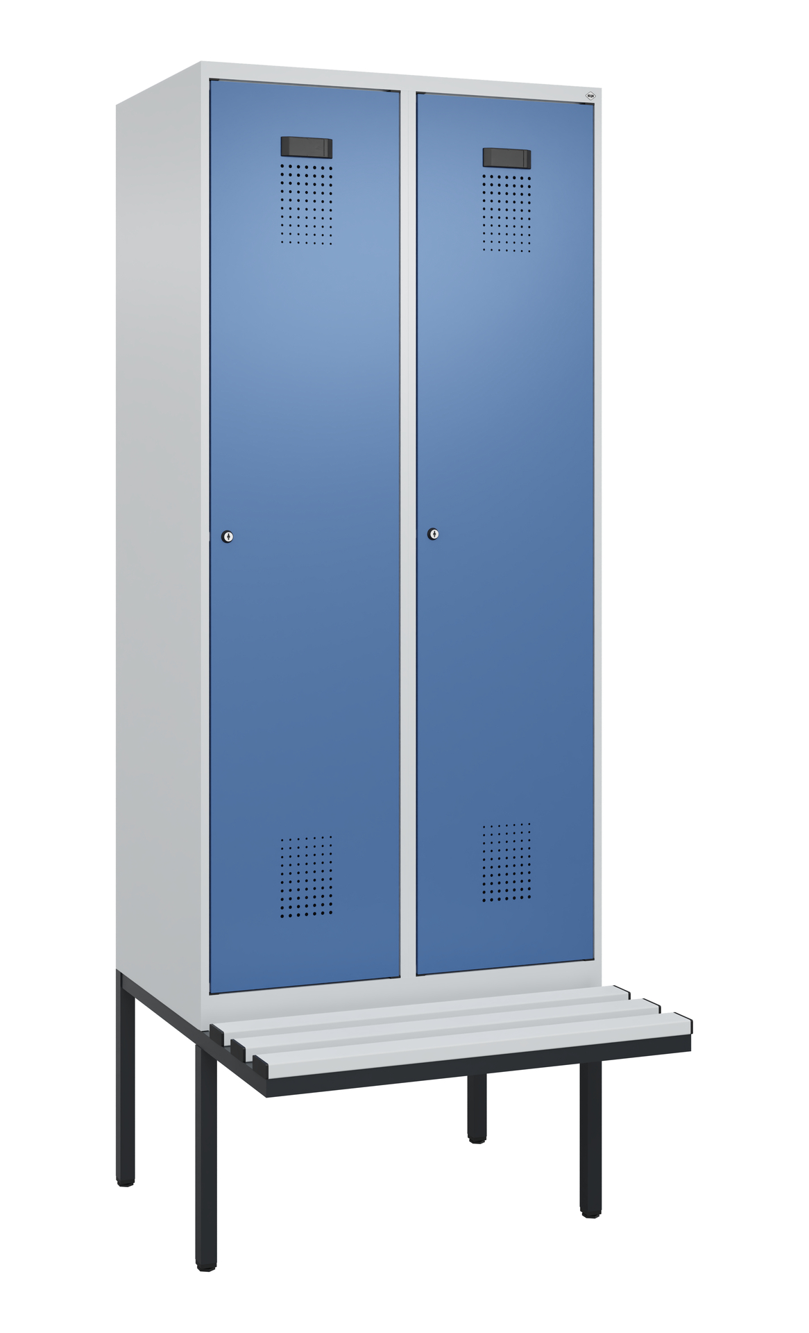 C+P Spind Evolo PLUS, Bank, 2 Abteile, 2120x800x81