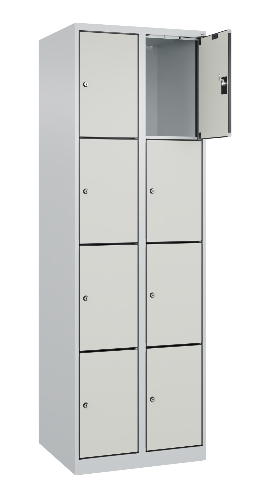 C+P Schlie�fachschrank Evolo PLUS, 8 F�cher, 1850x600x500mm