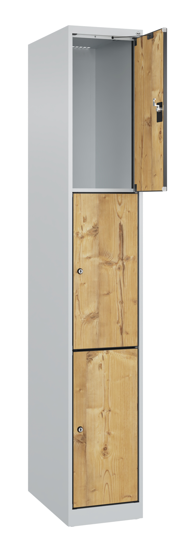 C+P Schlie�fachschrank Evolo PLUS, 3 F�cher, 1850x300x500mm